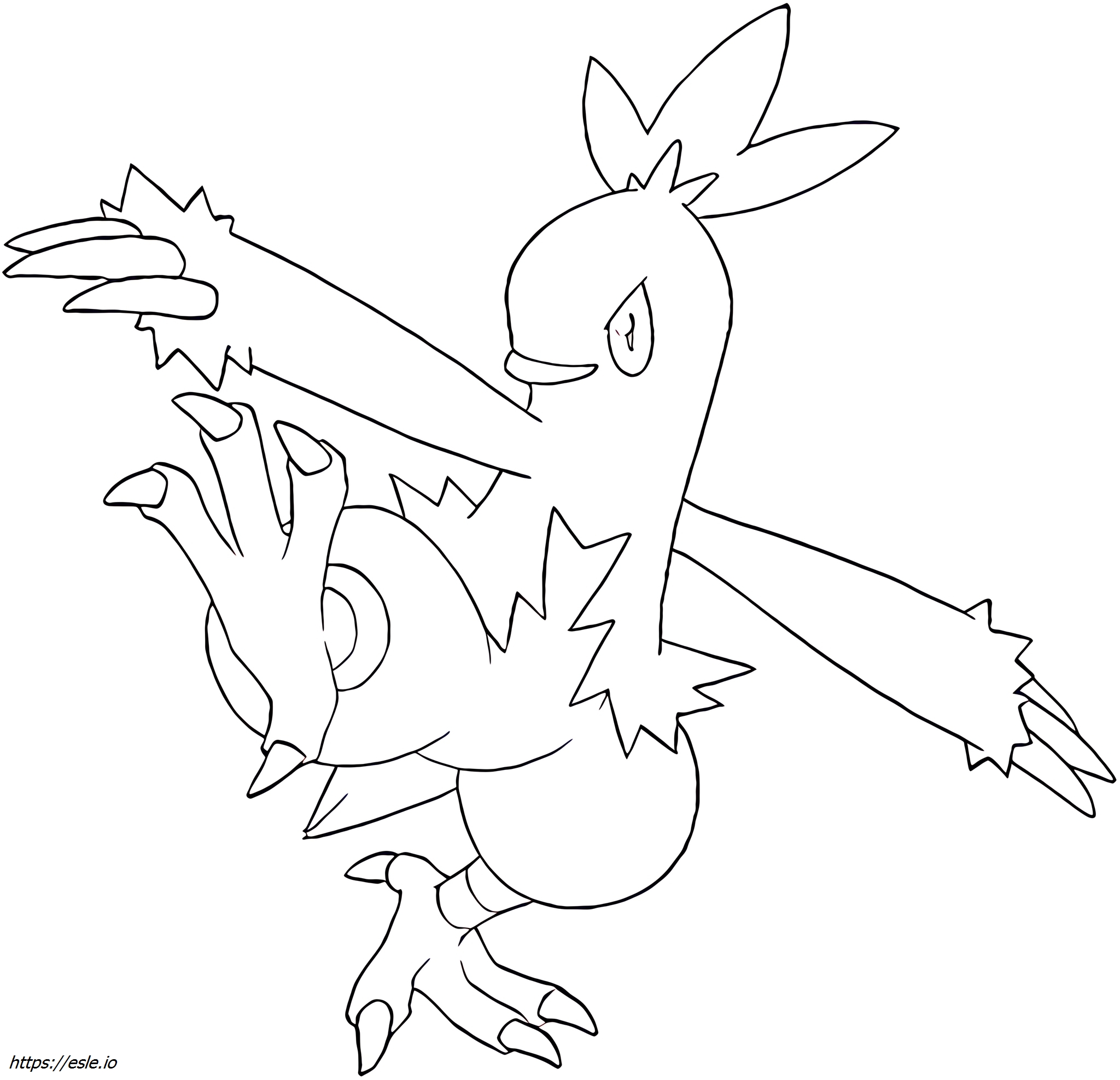 Combusken Pokémon da colorare