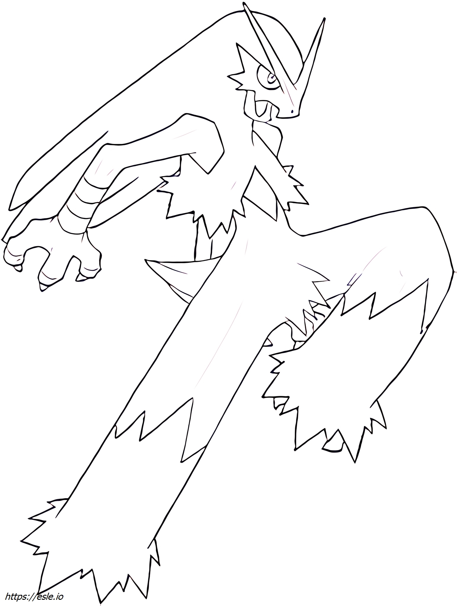 Blaziken Pokémon da colorare