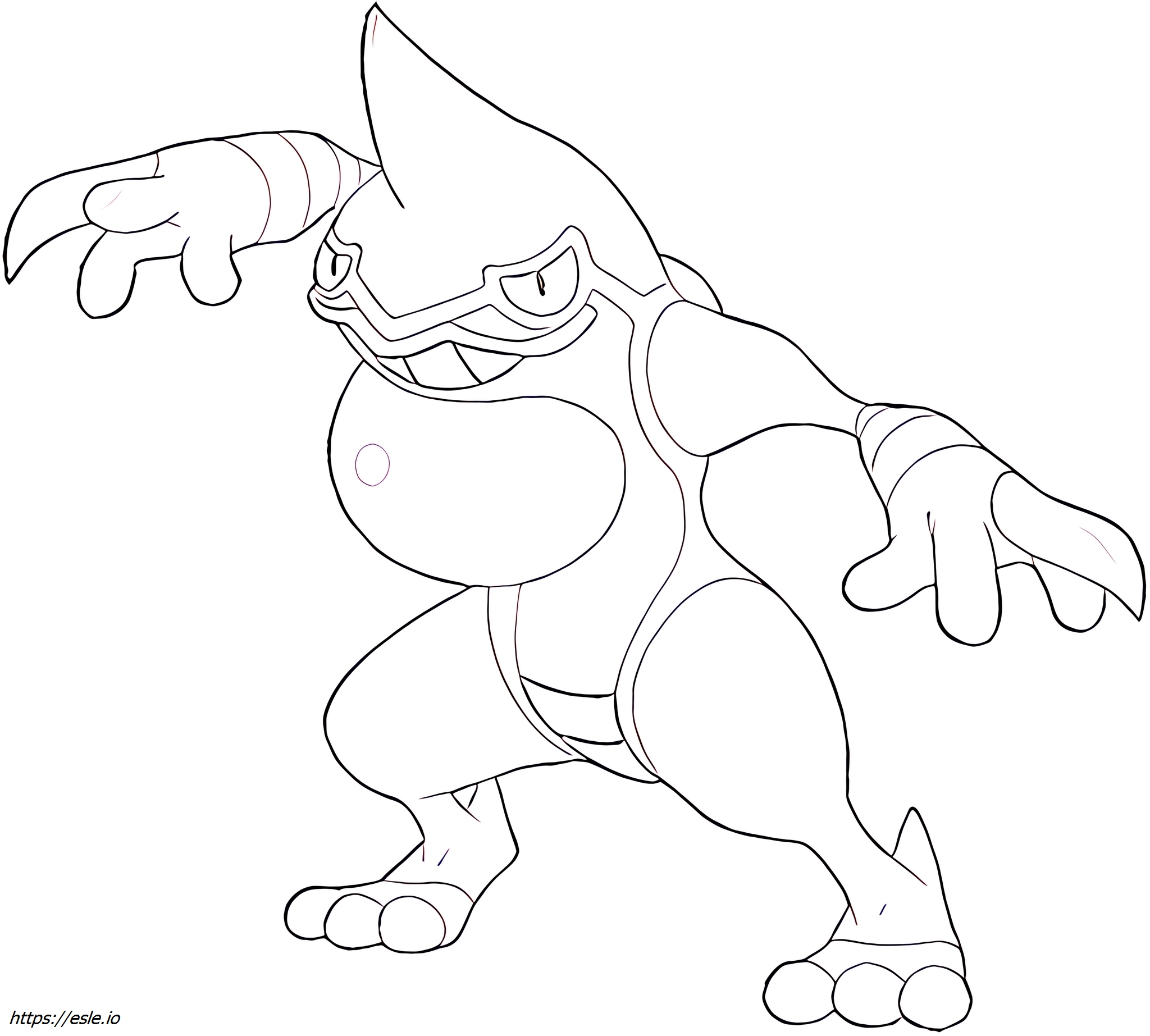 Toxicroak Pokémon ausmalbilder