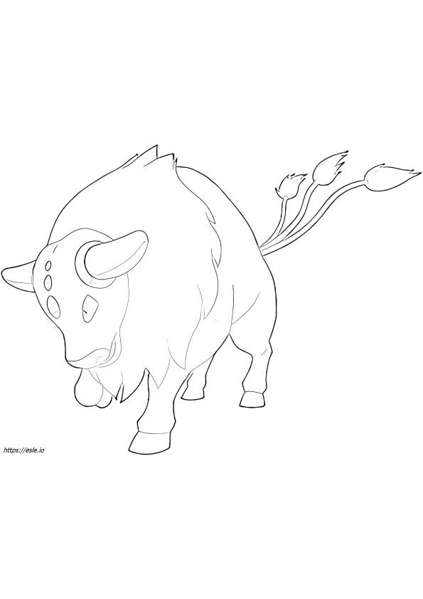 Tauros-paldea-combat-breed Pokemon