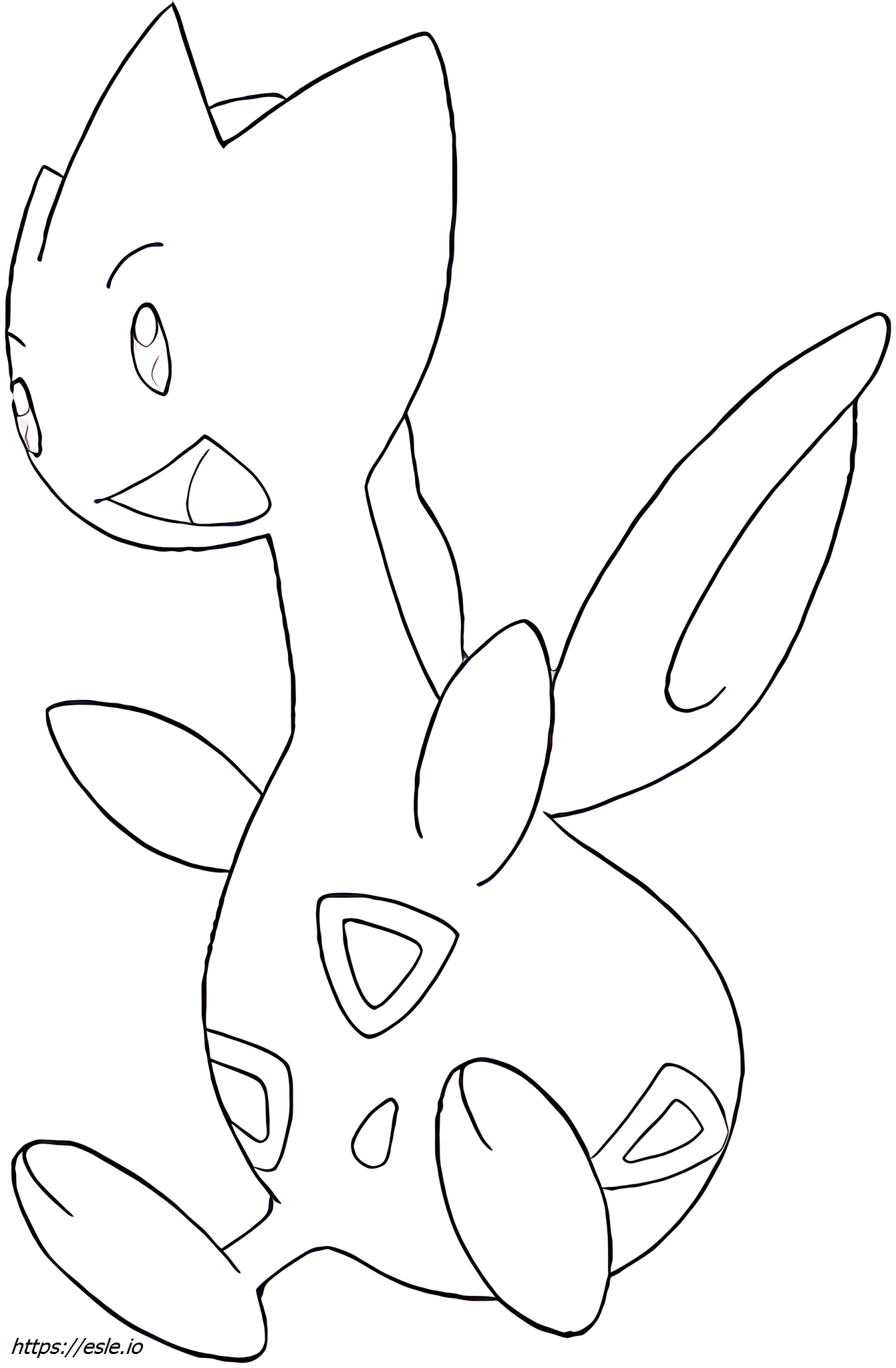 Togetic Pokémon mewarnai gambar