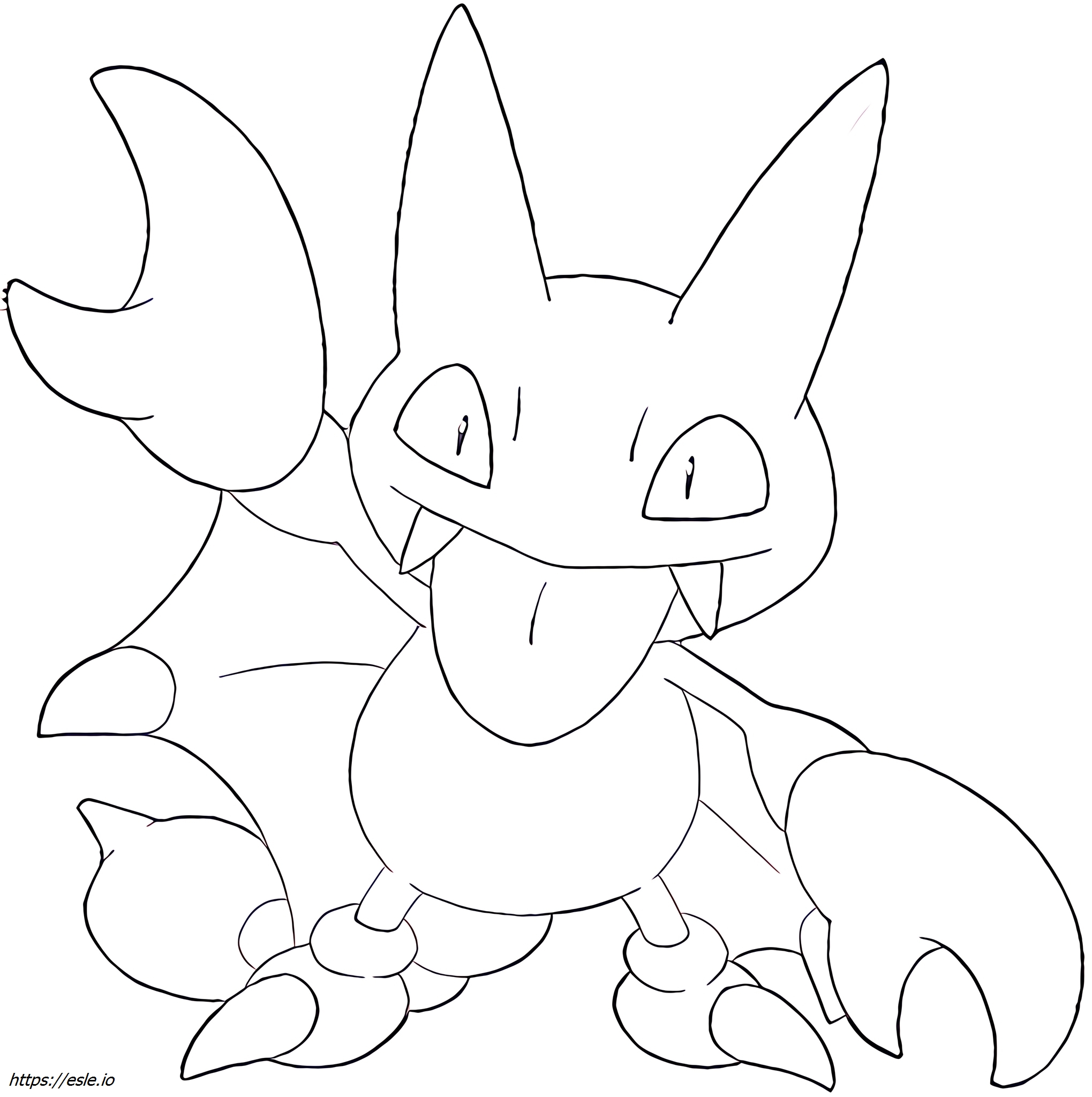 Gligar Pokémon Boyama sayfaları