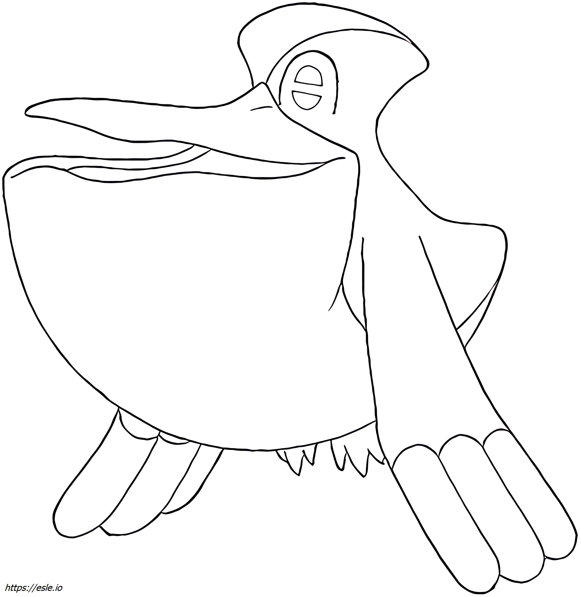Pelipper Pokémon da colorare