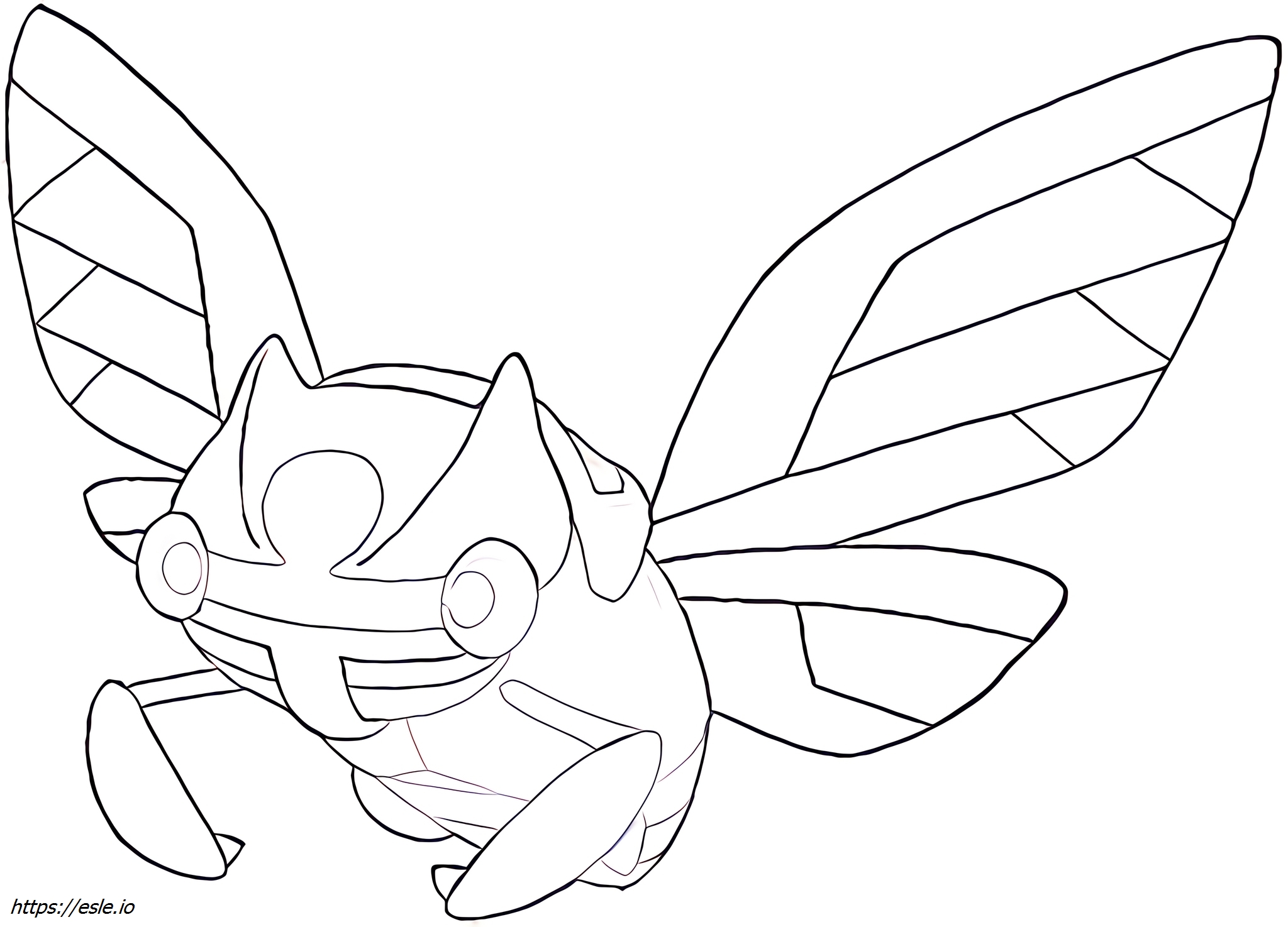 Ninjask Pokemon coloring page