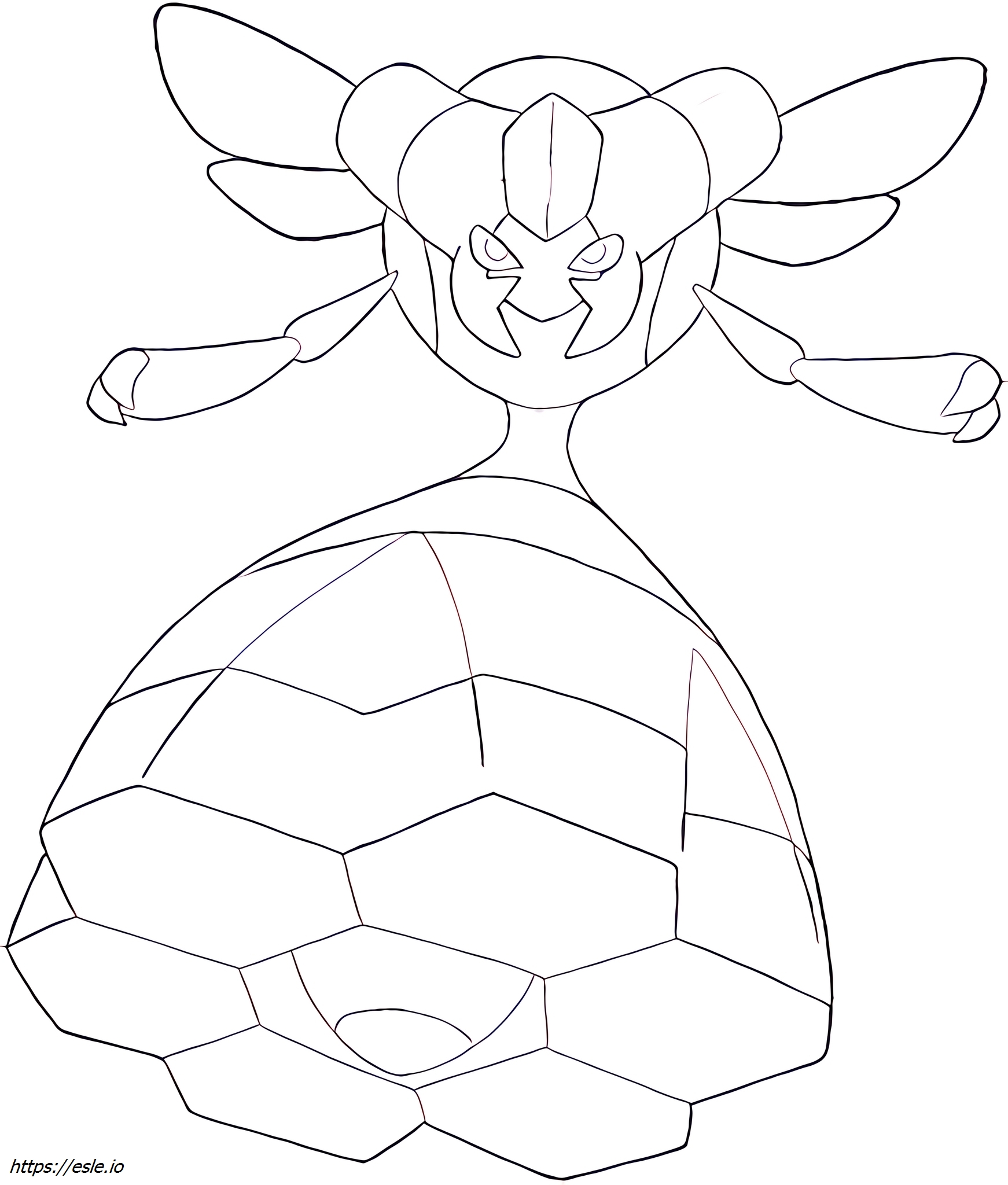 Vespiquen Pokémon coloring page