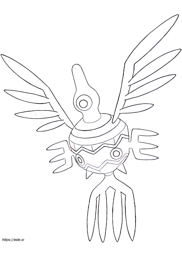 Sigilyph Pokemon for coloring