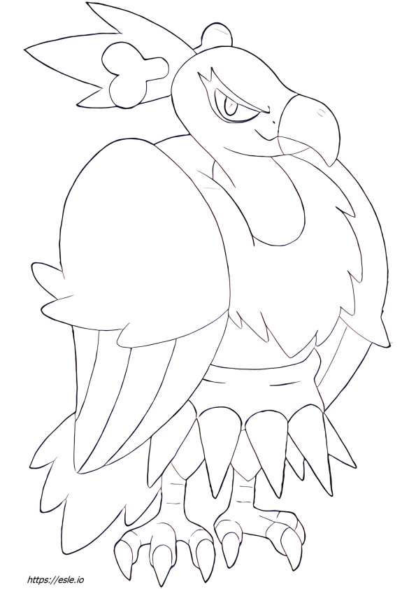 Mandibuzz Pokemon for coloring
