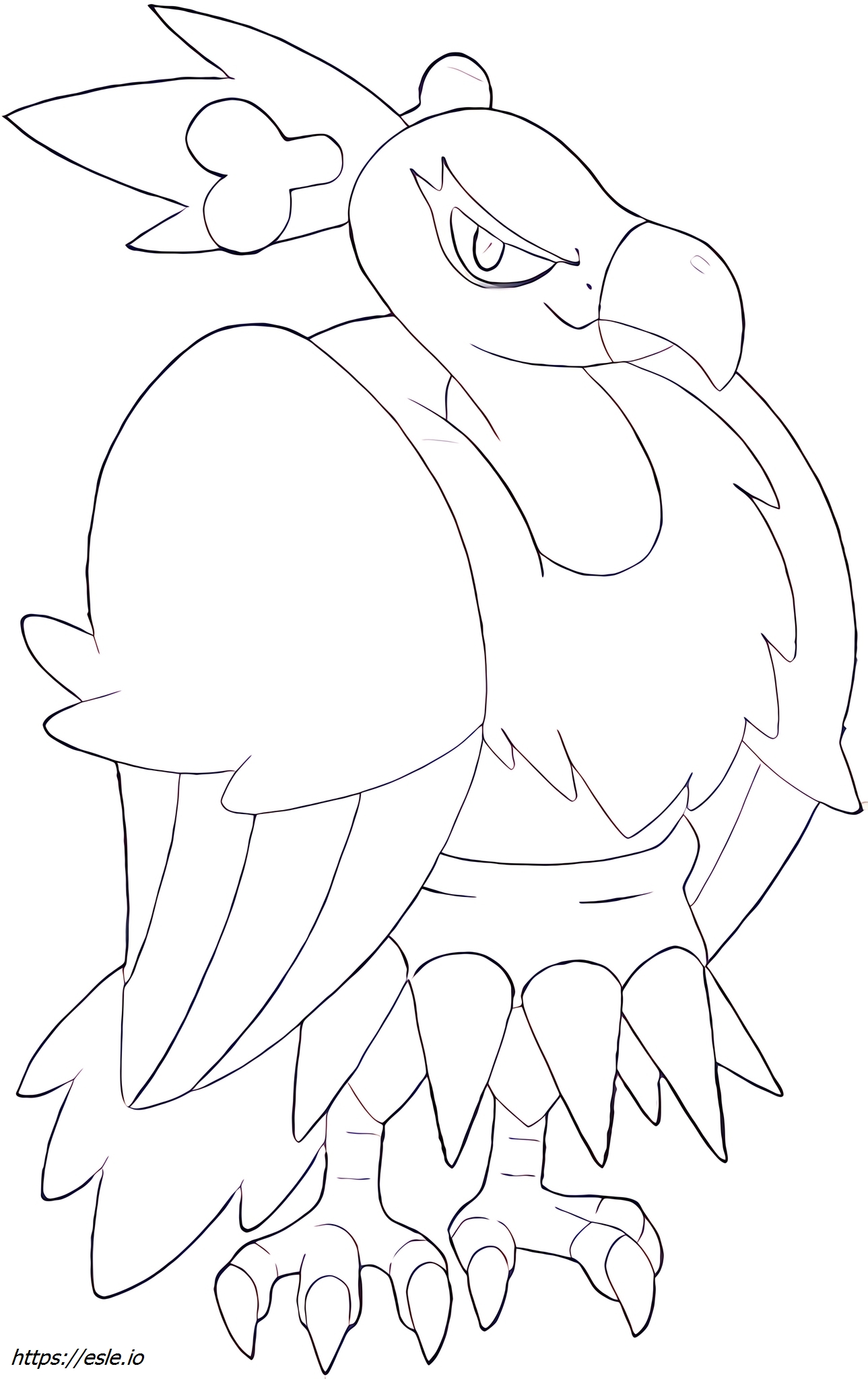 Mandibuzz Pokemon for coloring - Coloring Pages