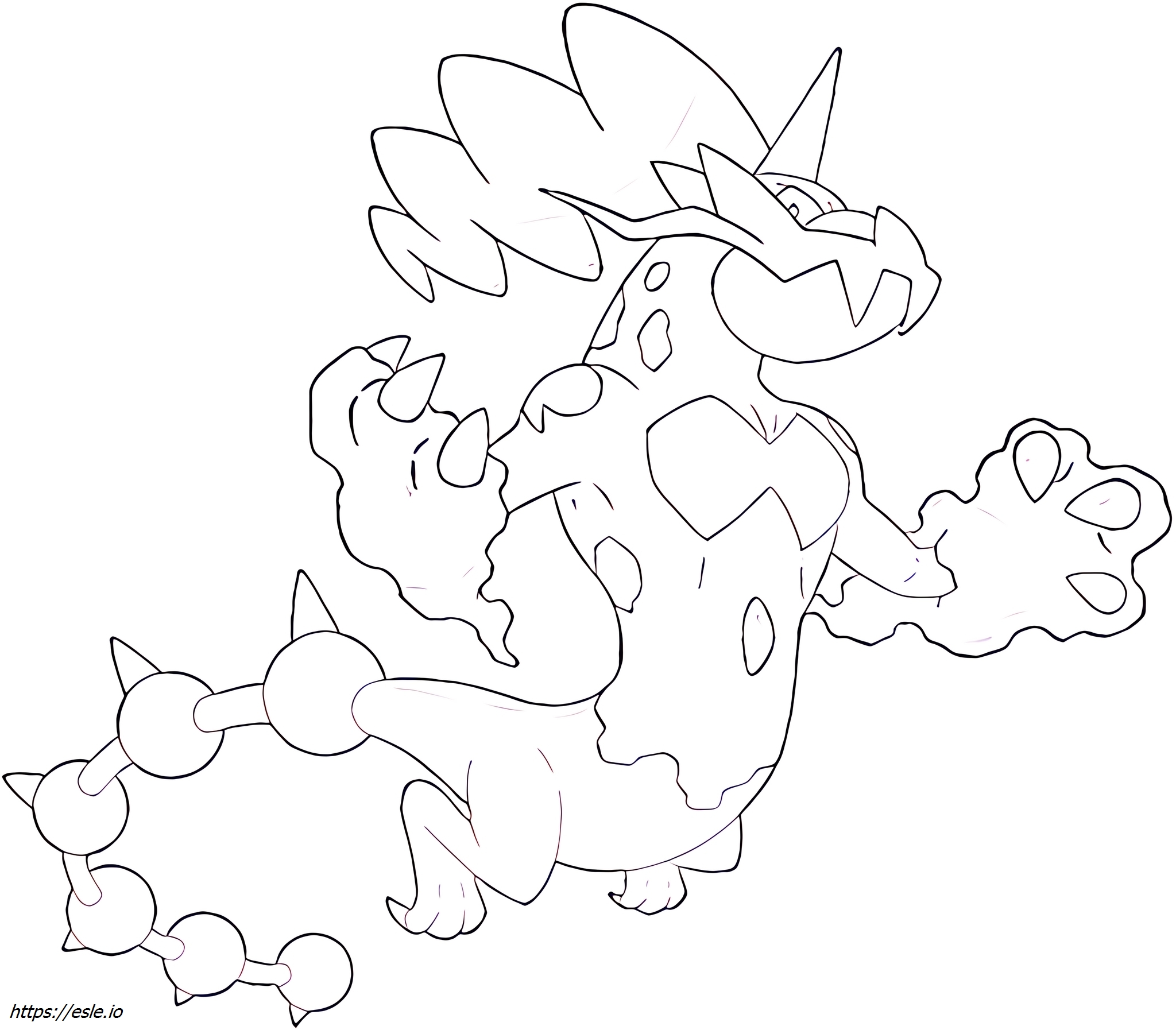 Thundurus-therian Pokémon kleurplaat kleurplaat