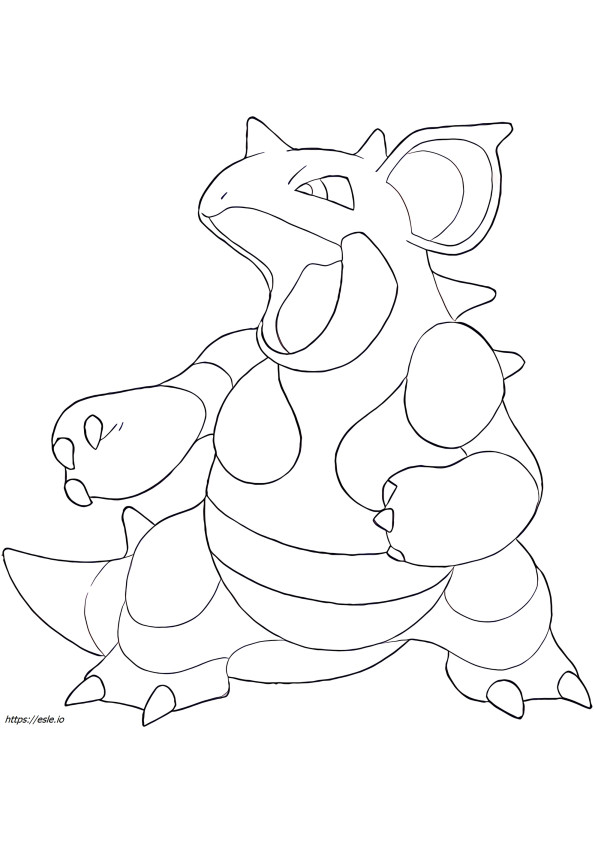 Nidoqueen Pokemon for coloring