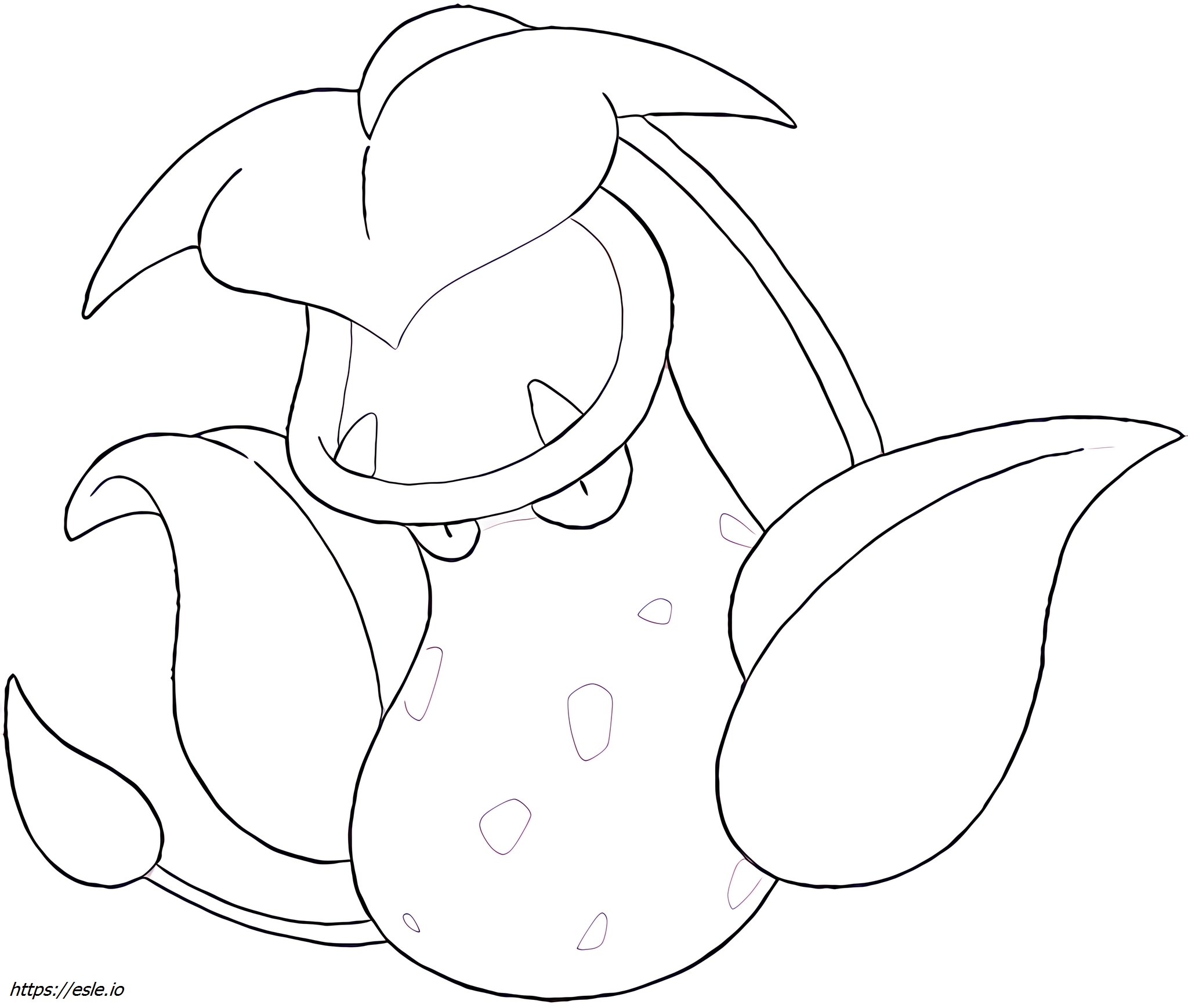 Victreebel Pokémon para colorir
