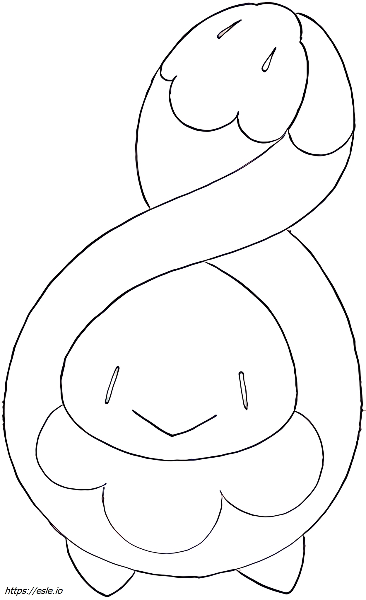 Budew Pokémon Coloring Page