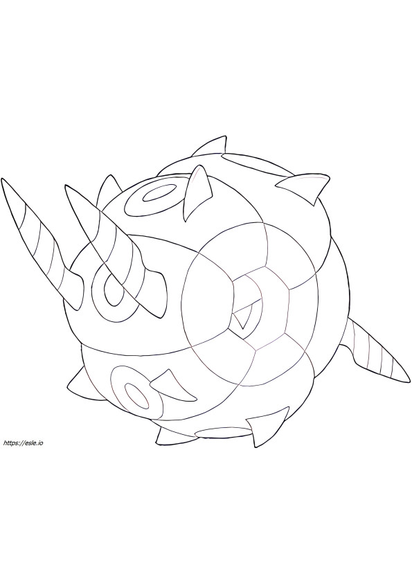 Whirlipede Pokemon for coloring