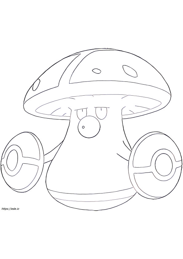 Amoonguss Pokemon for coloring