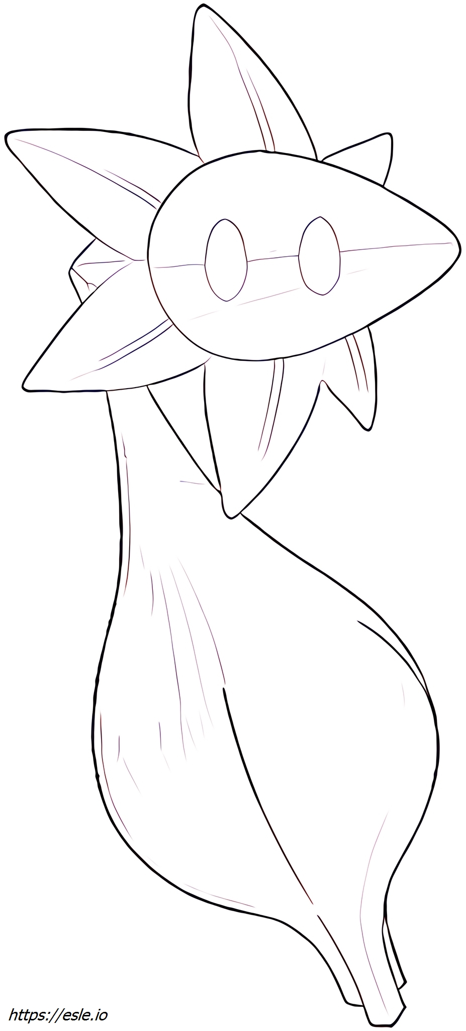 Glimmet Pokémon para colorear