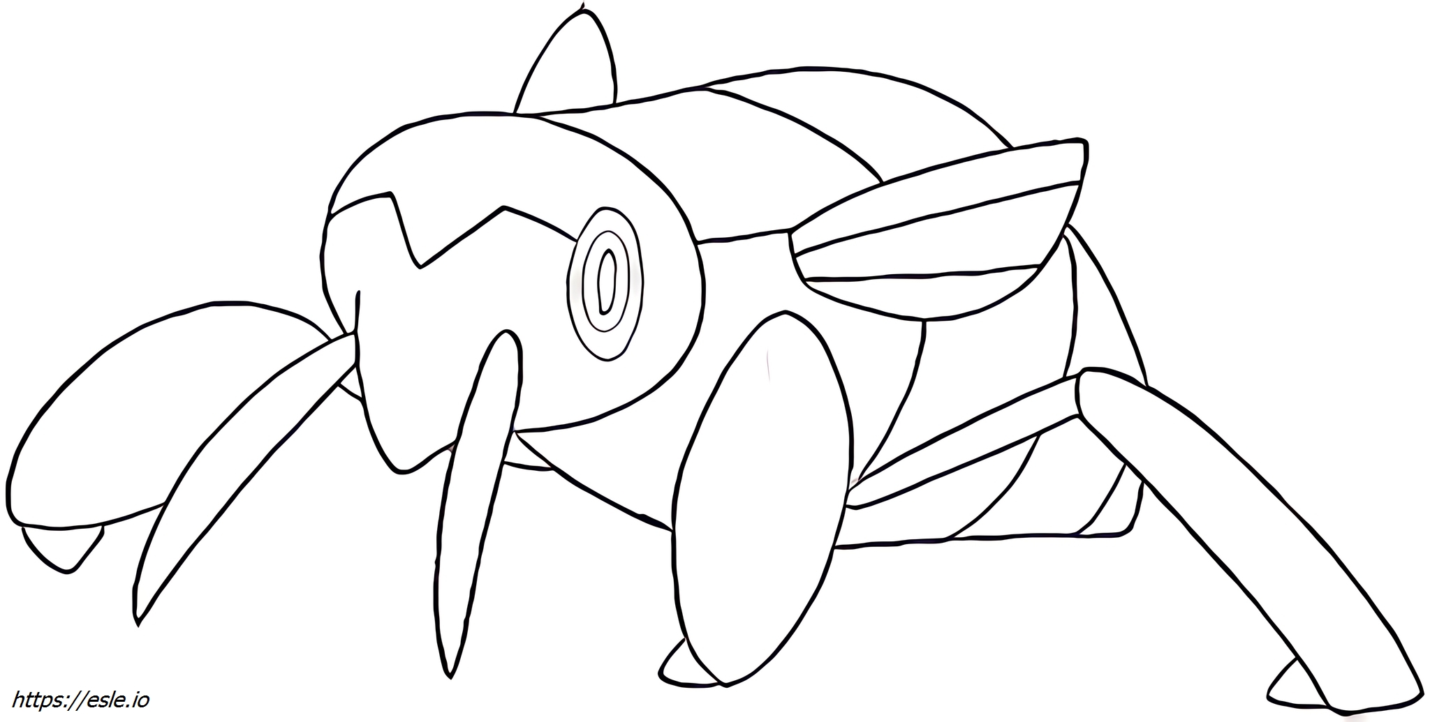 Nincada Pokémon coloring page