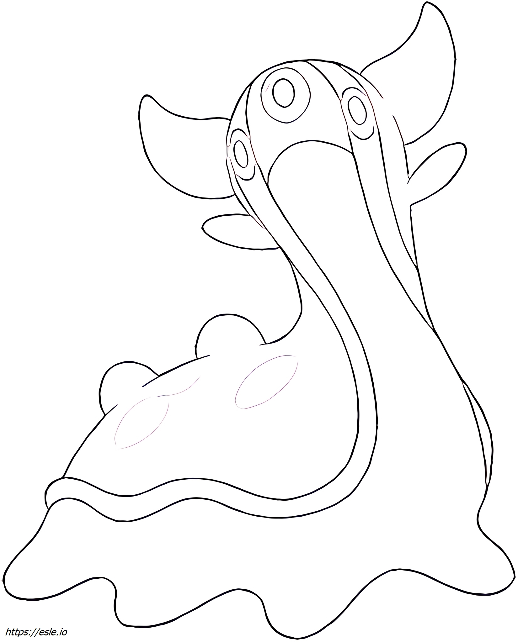 Gastrodon Pokémon coloring page