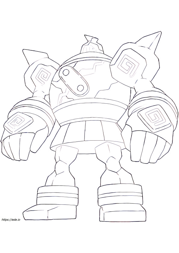 Golurk Pokemon for coloring