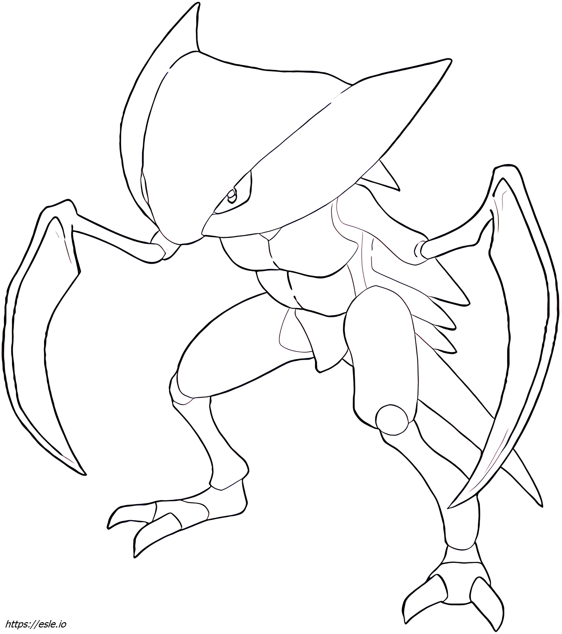 Kabutops Pokemon for Coloring Pages