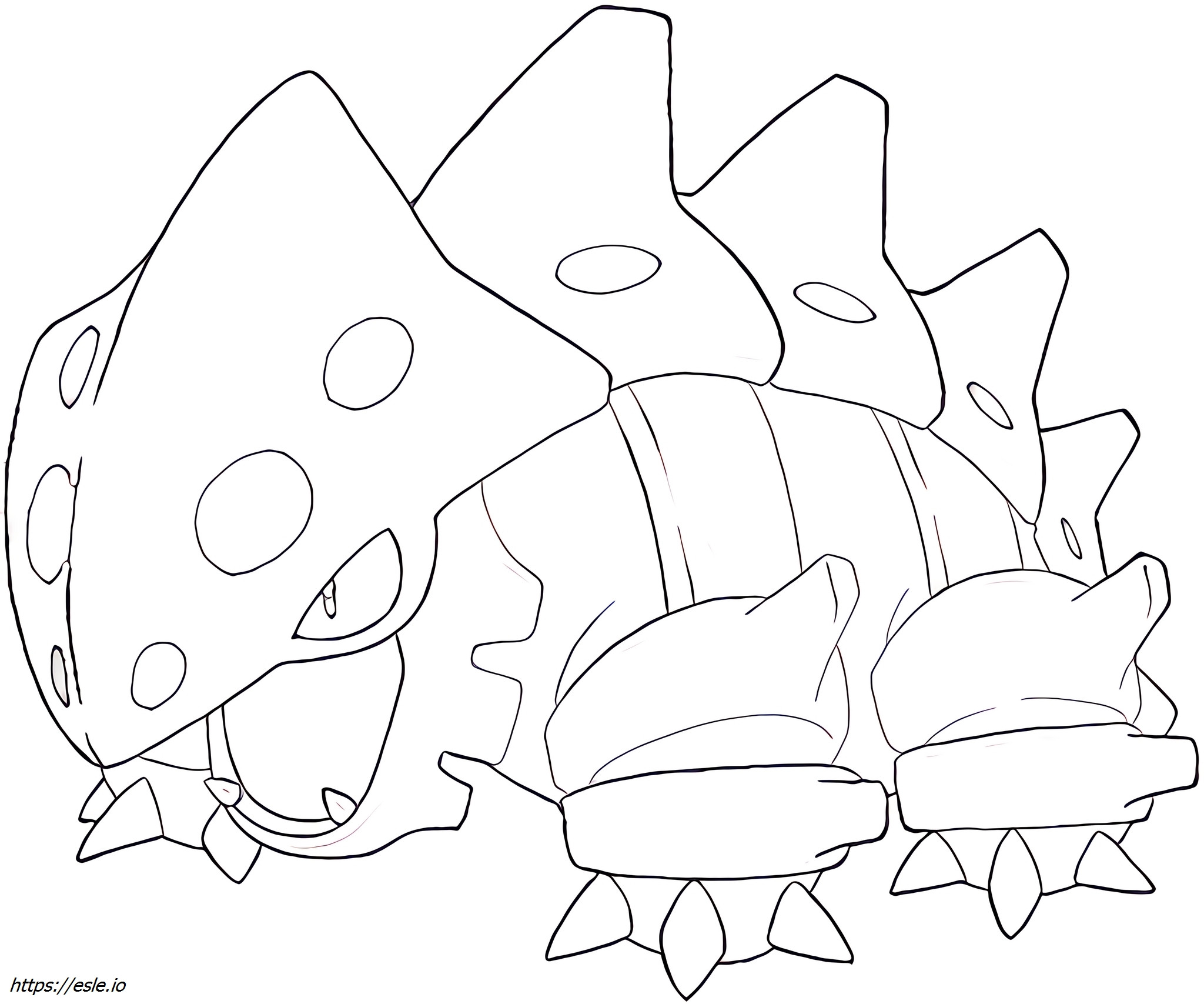 Lairon Pokémon Boyama sayfaları