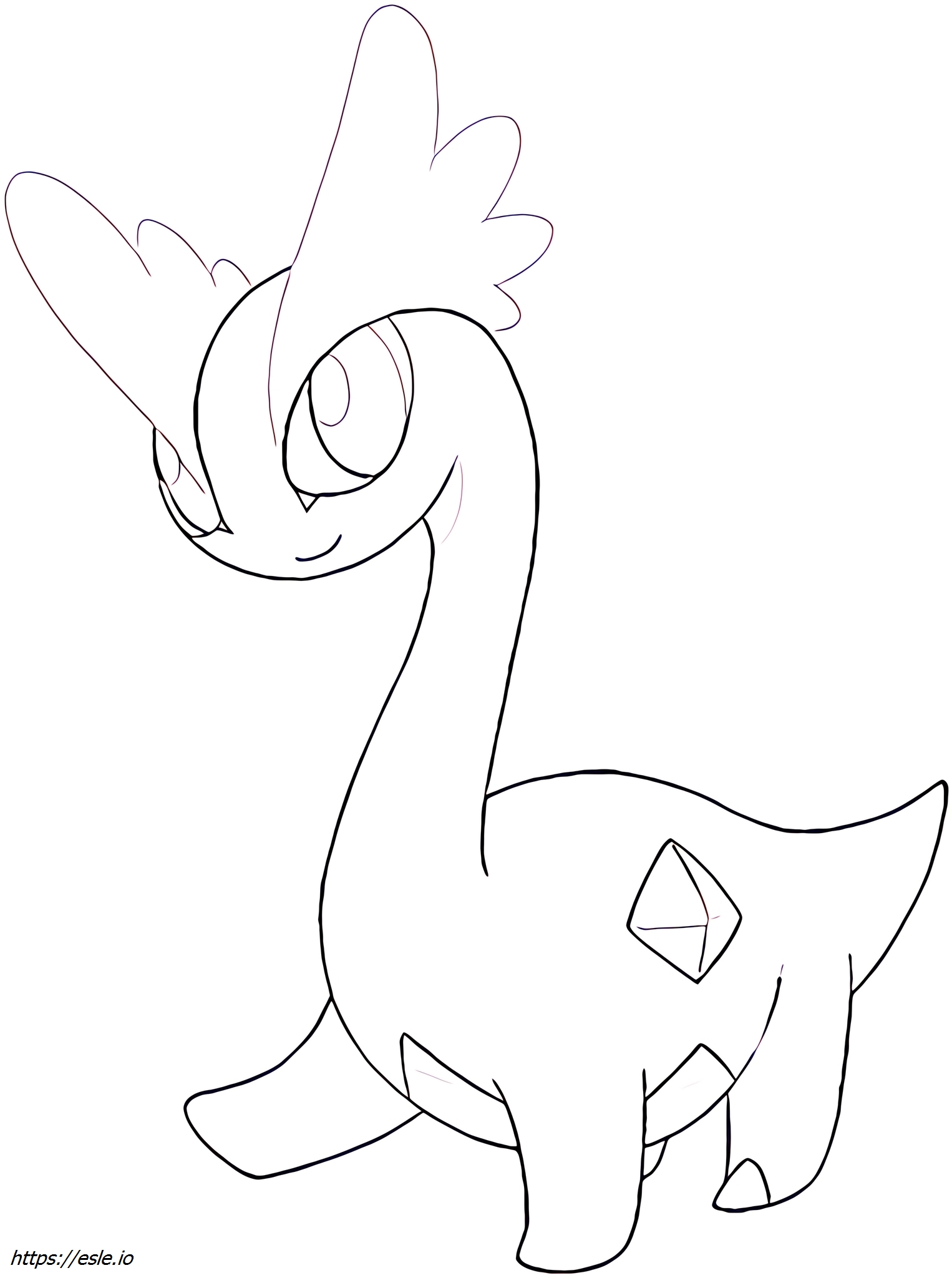 Amaura Pokémon da colorare