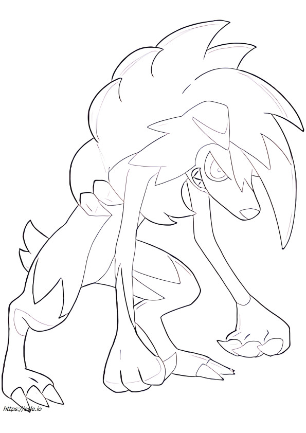 Lycanroc-midnight Pokemon