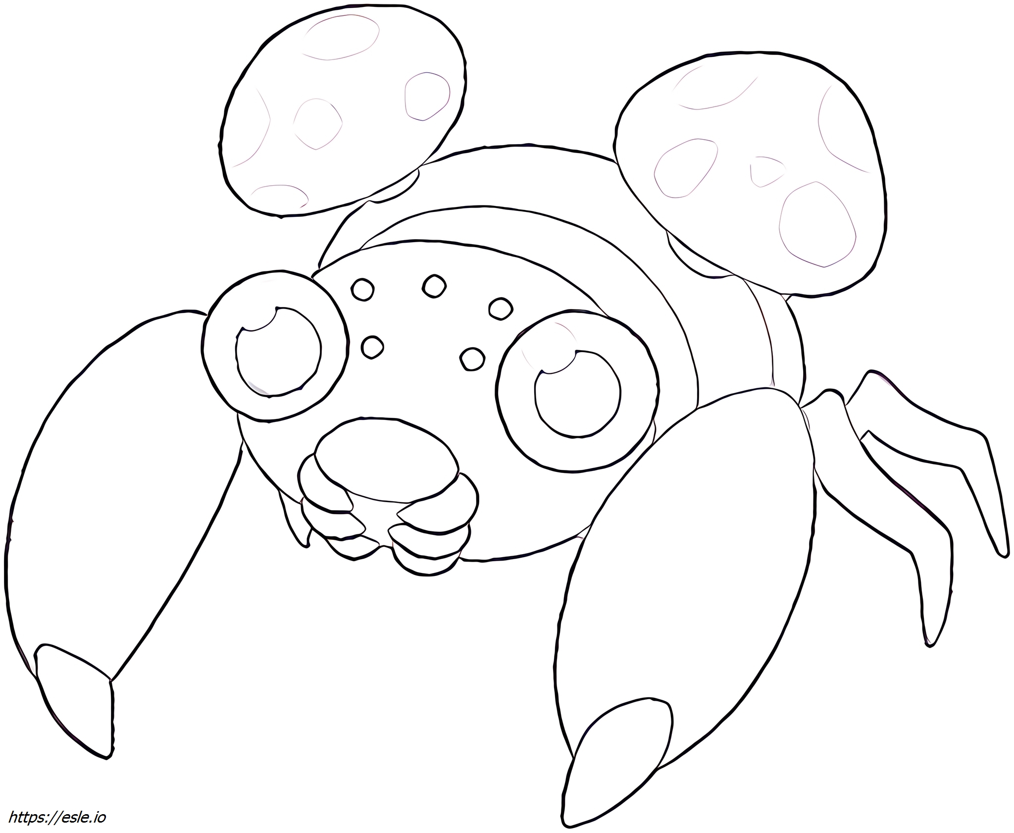 Paras Pokémon para colorear