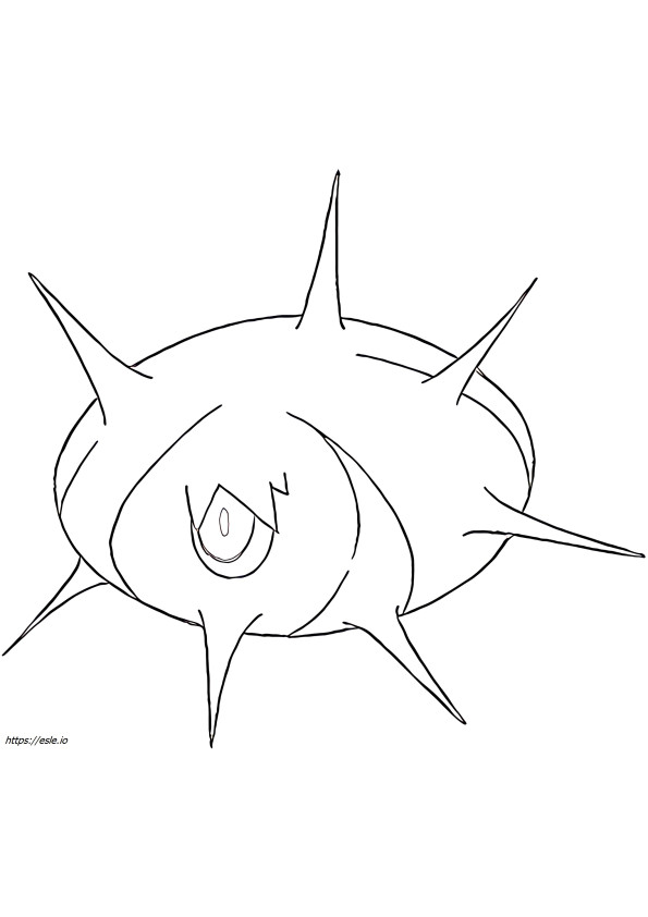 Silcoon Pokemon for coloring