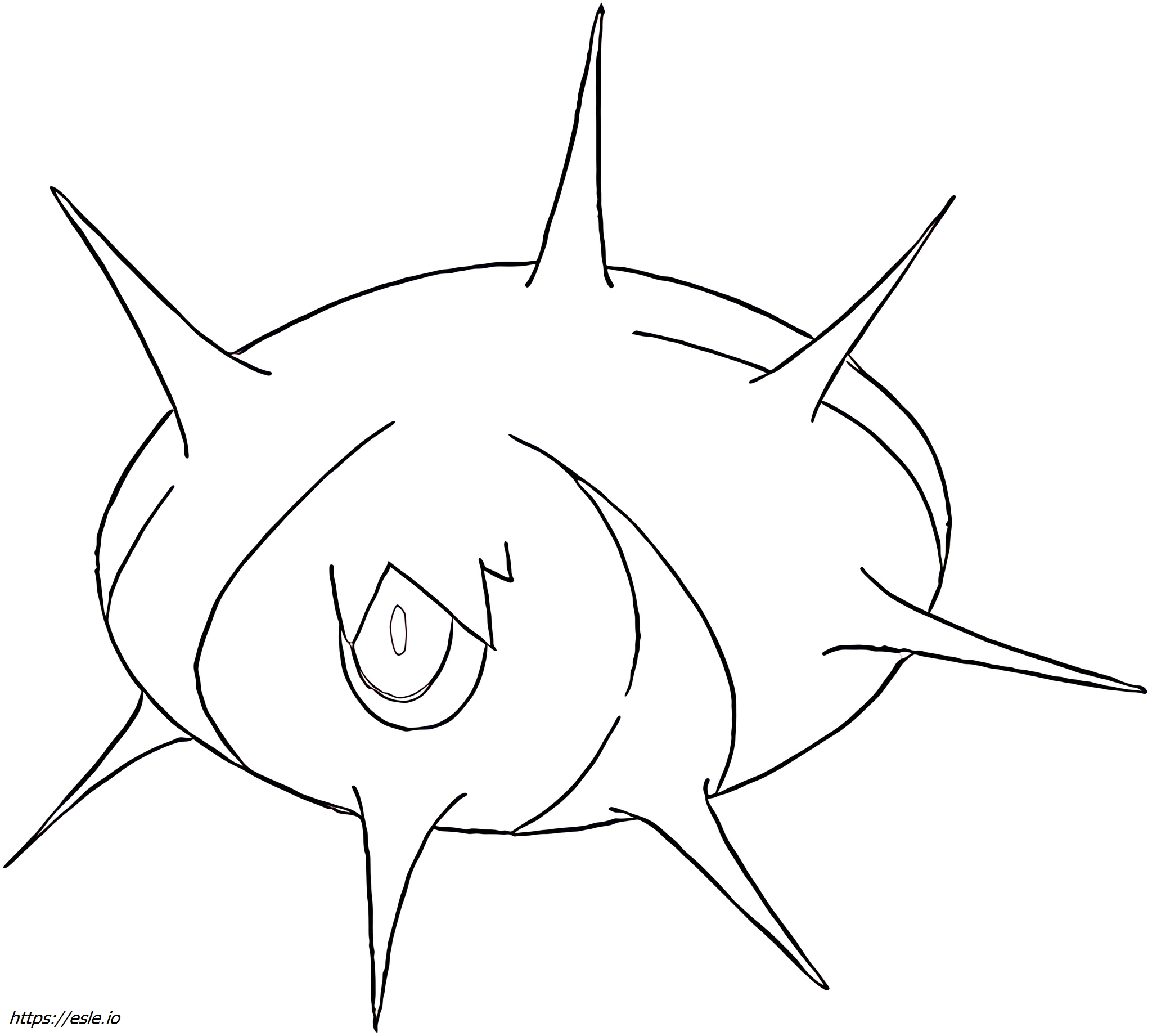 Silcoon Pokemon Coloring Page