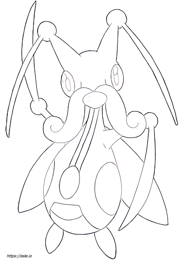 Kricketune Pokemon for coloring