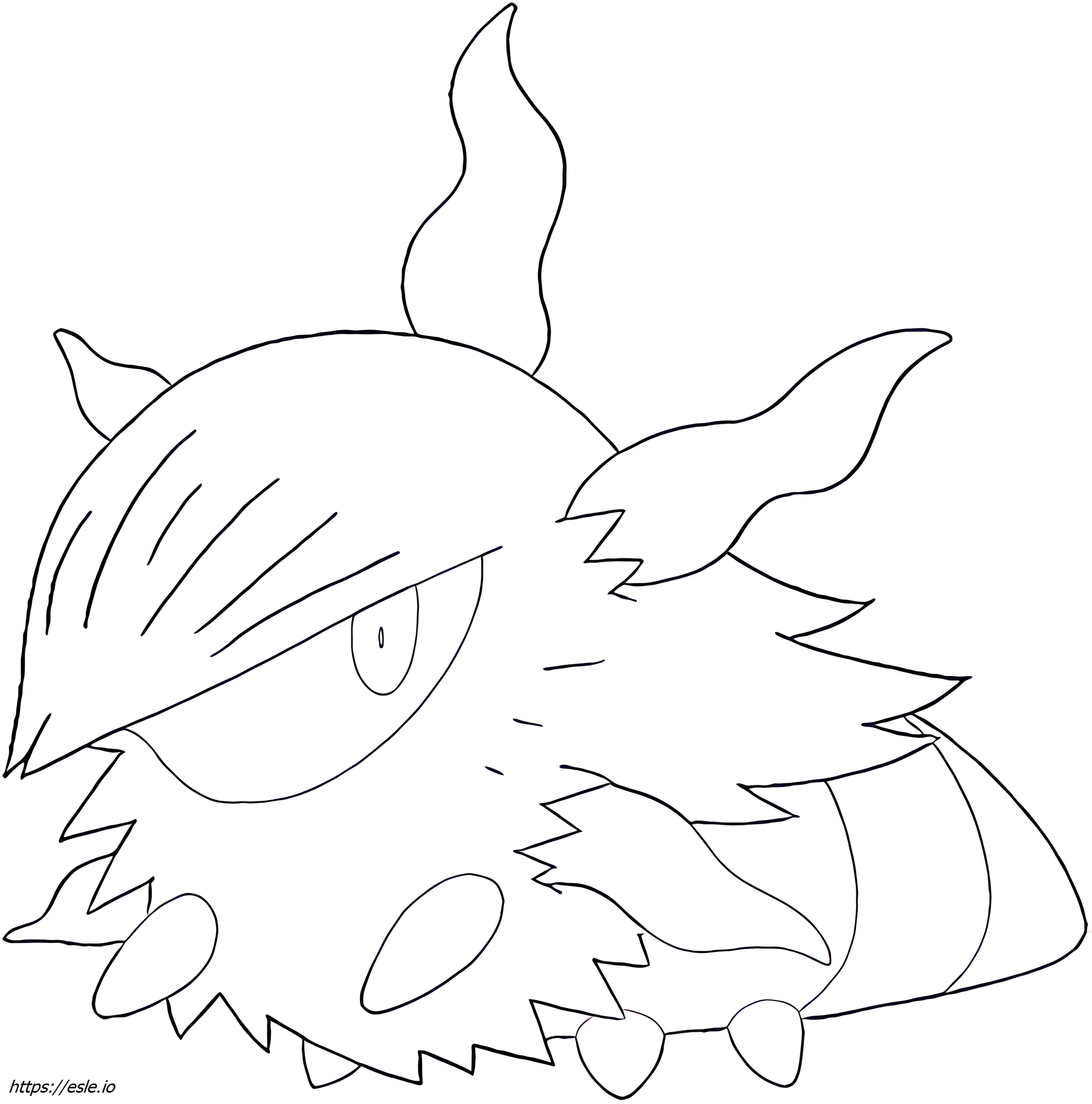 Larvesta Pokémon coloring page