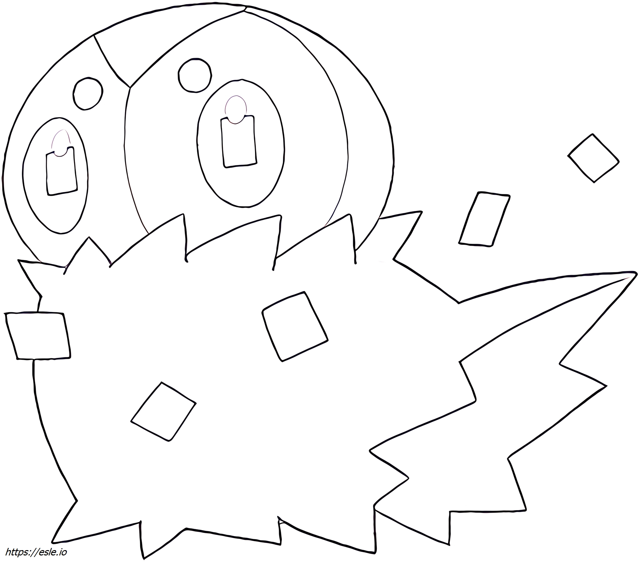 Spewpa Pokemon Coloring Page