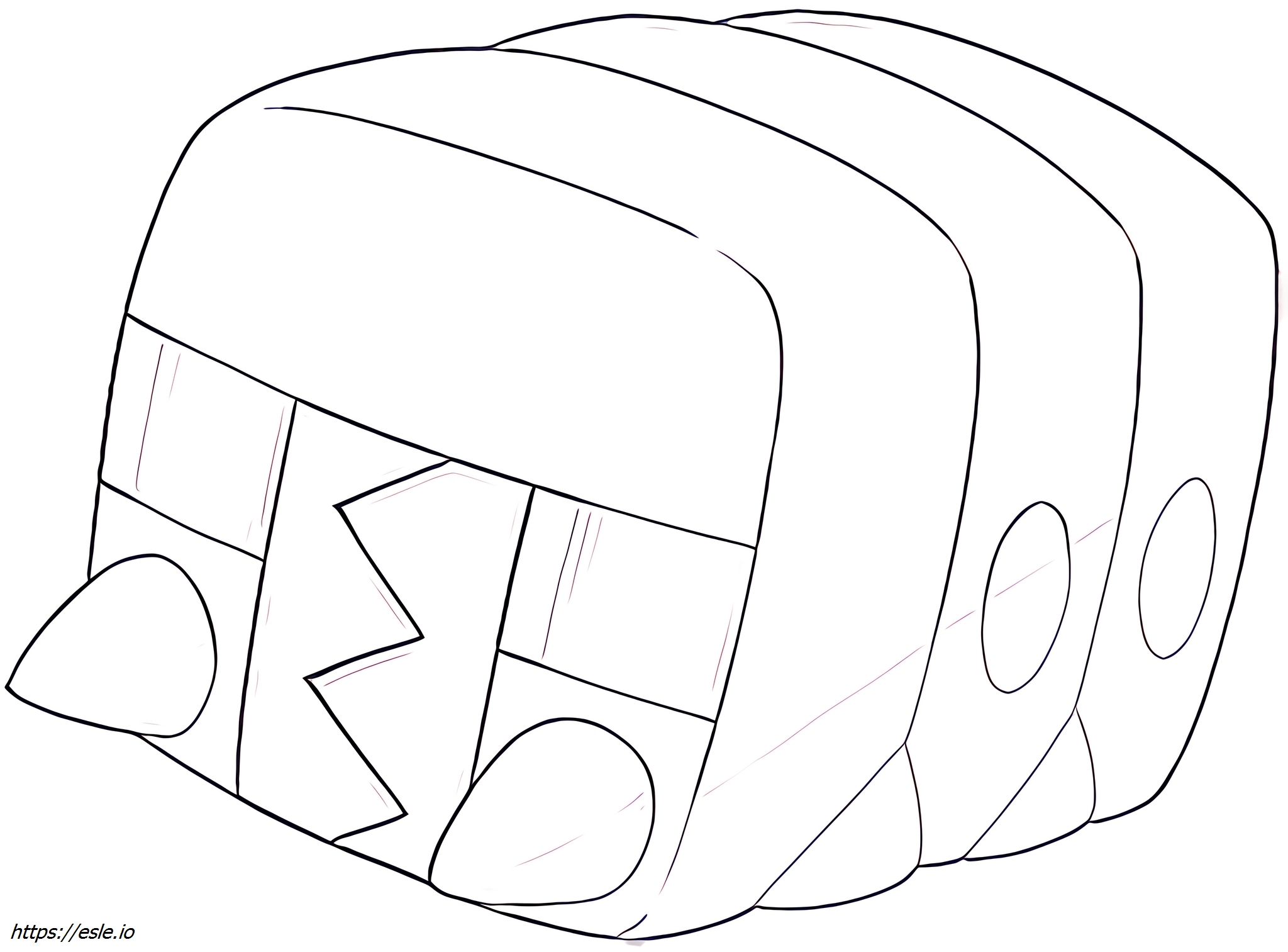 Charjabug Pokémon coloring page