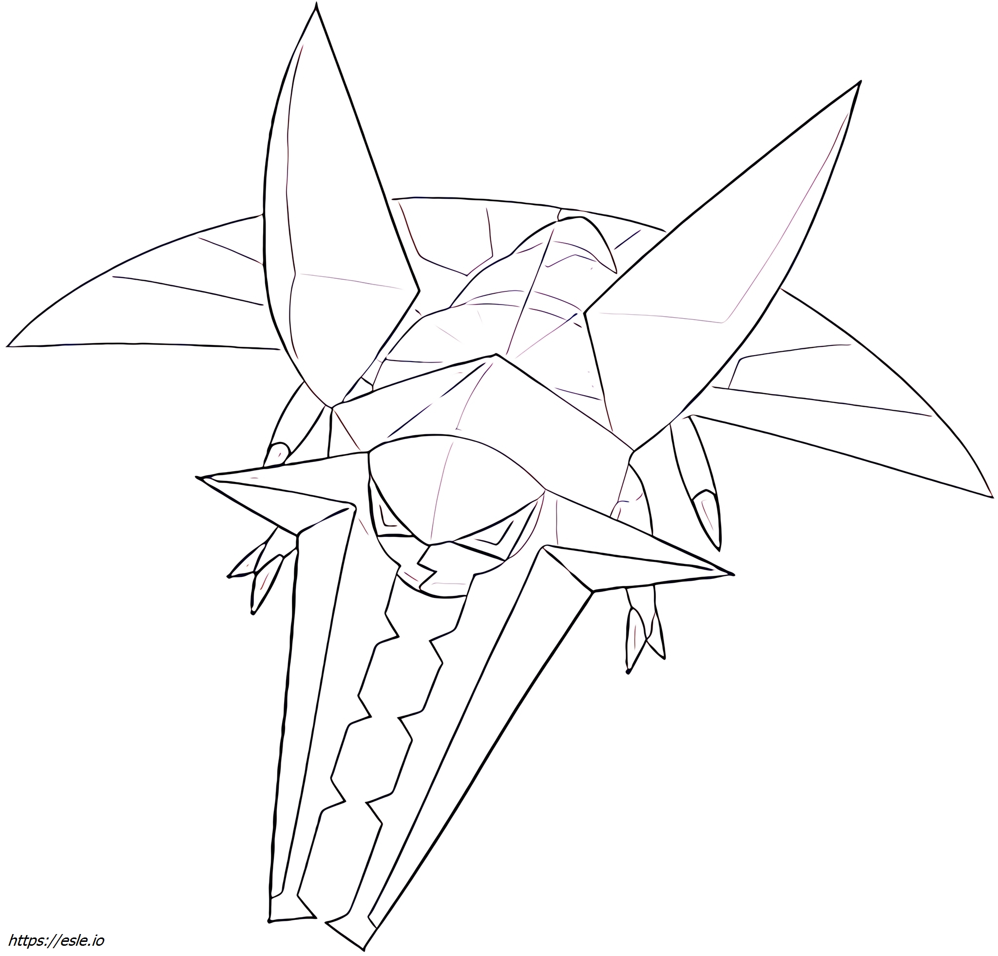Vikavolt-totem Pokemon: Gambar Mewarnai PDF Gratis
