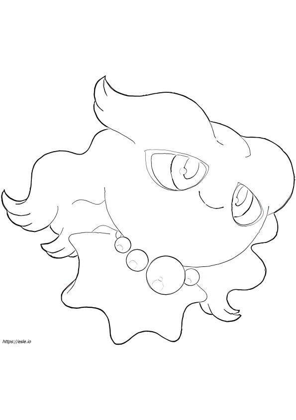 Misdreavus Pokemon for coloring