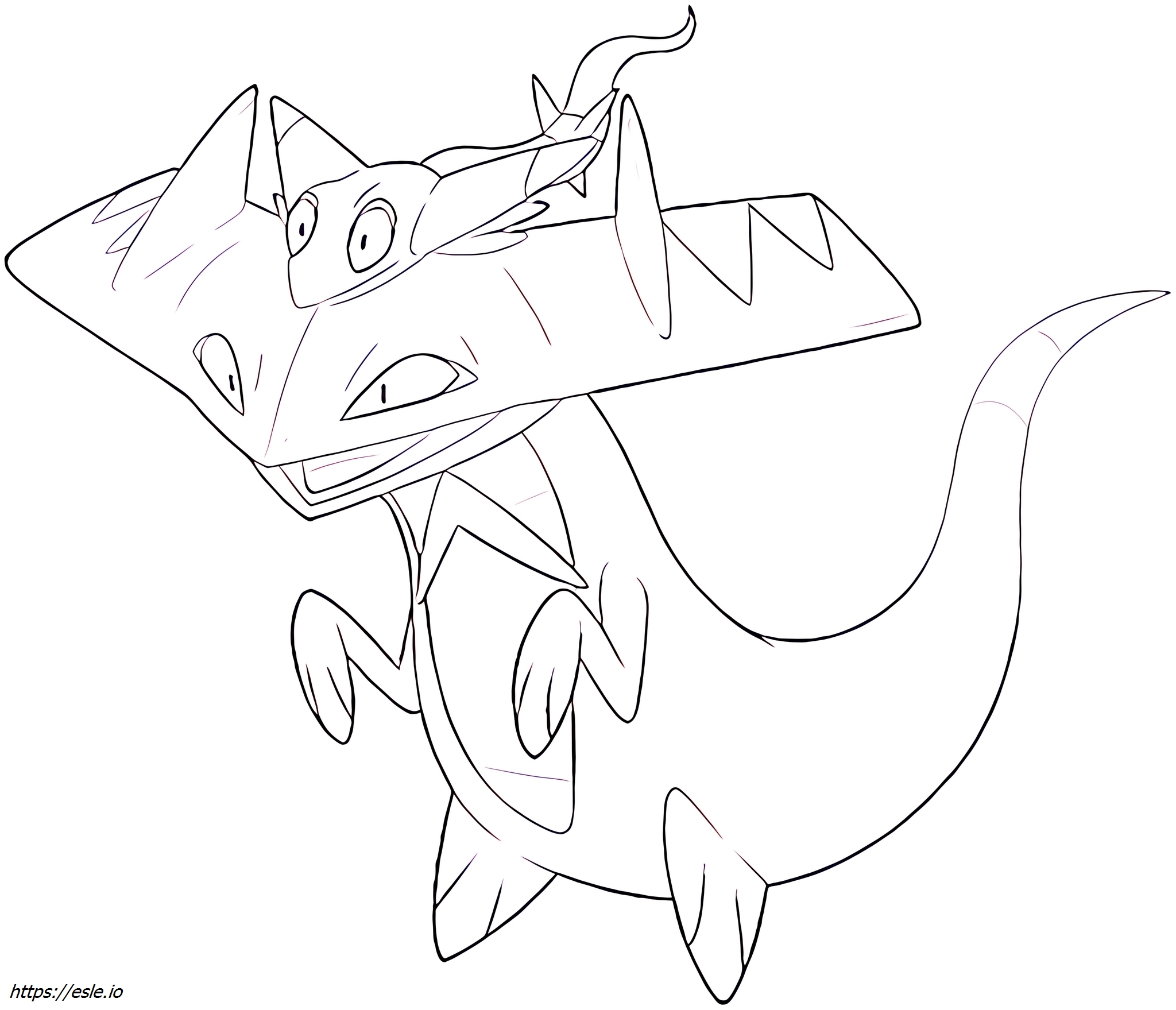 Drakloak Pokémon dessin a colorier