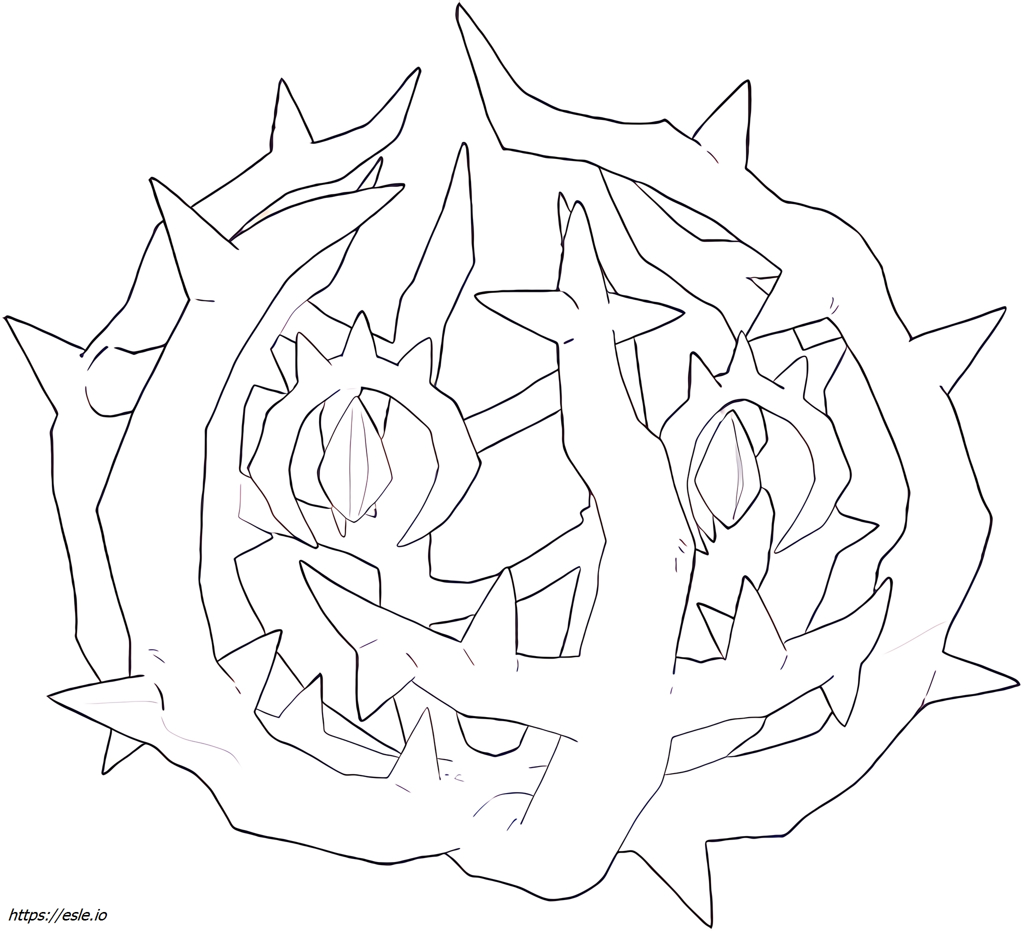 Brambleghast Pokémon mewarnai gambar