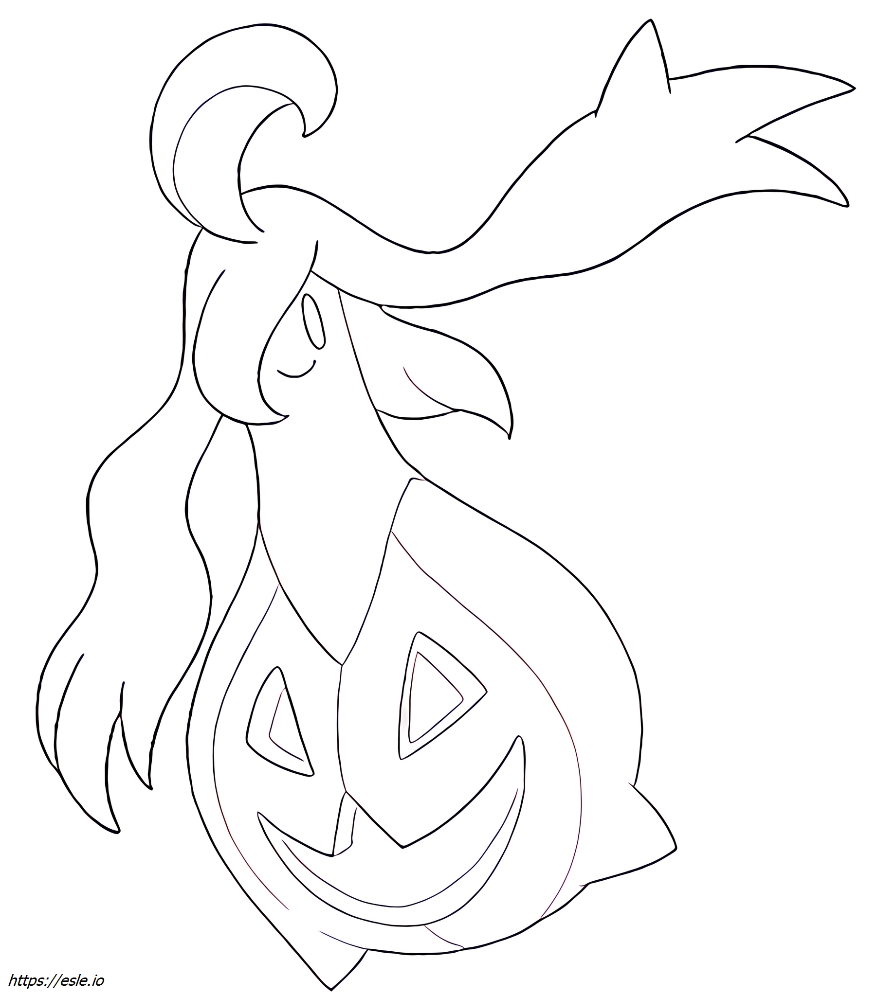 Gourgeist-small Pokémon Coloring Page