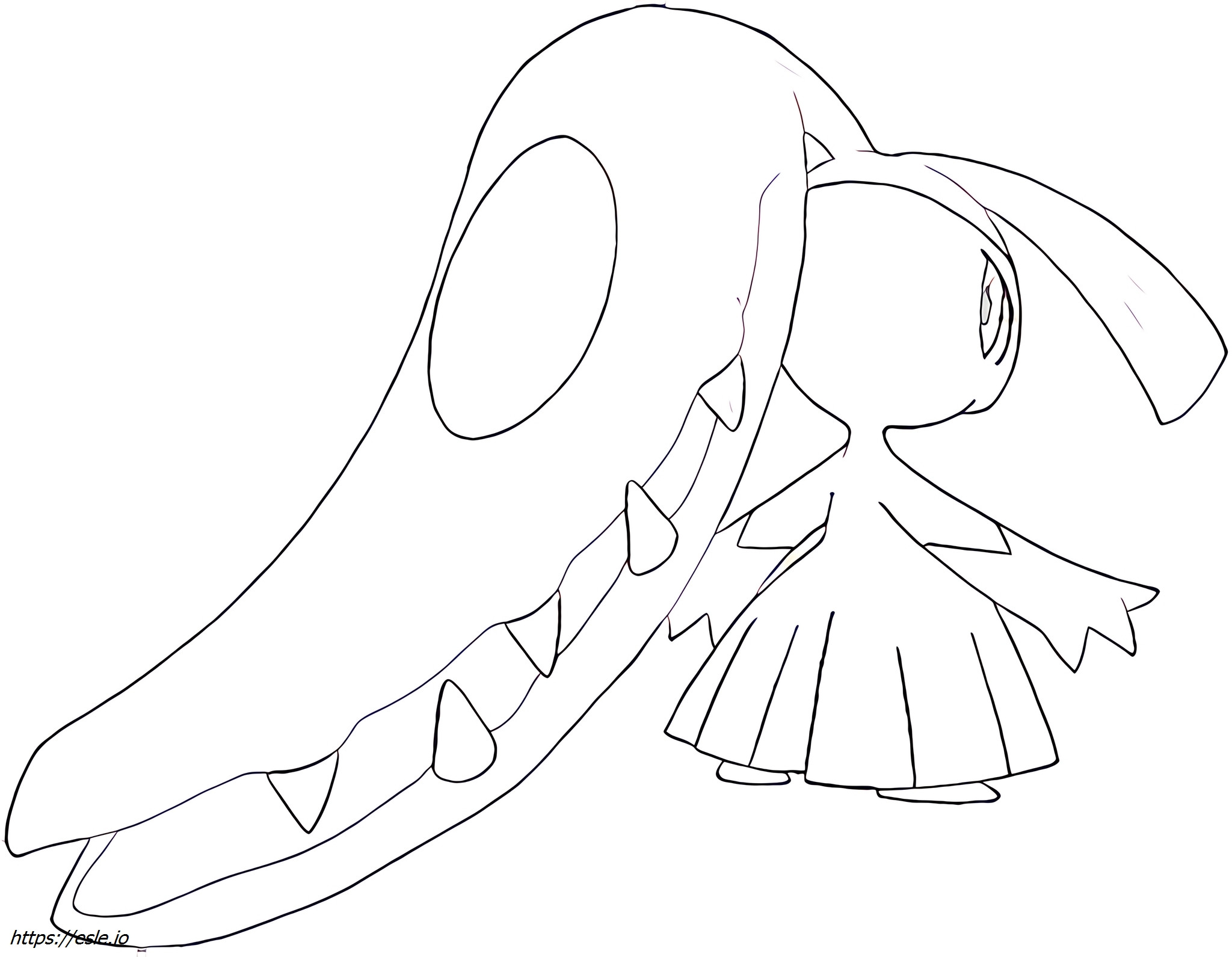 Mawile Pokémon coloring page
