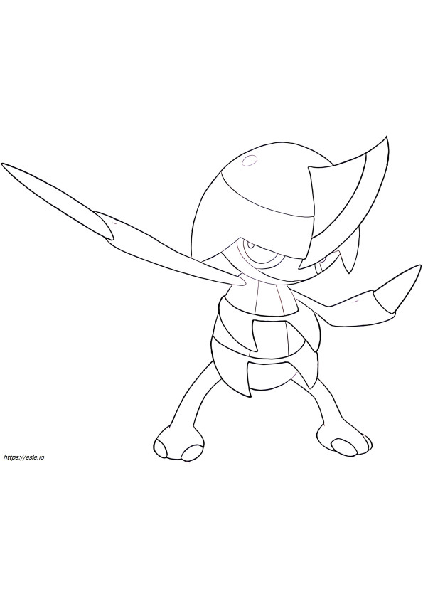 Pawniard Pokemon for coloring