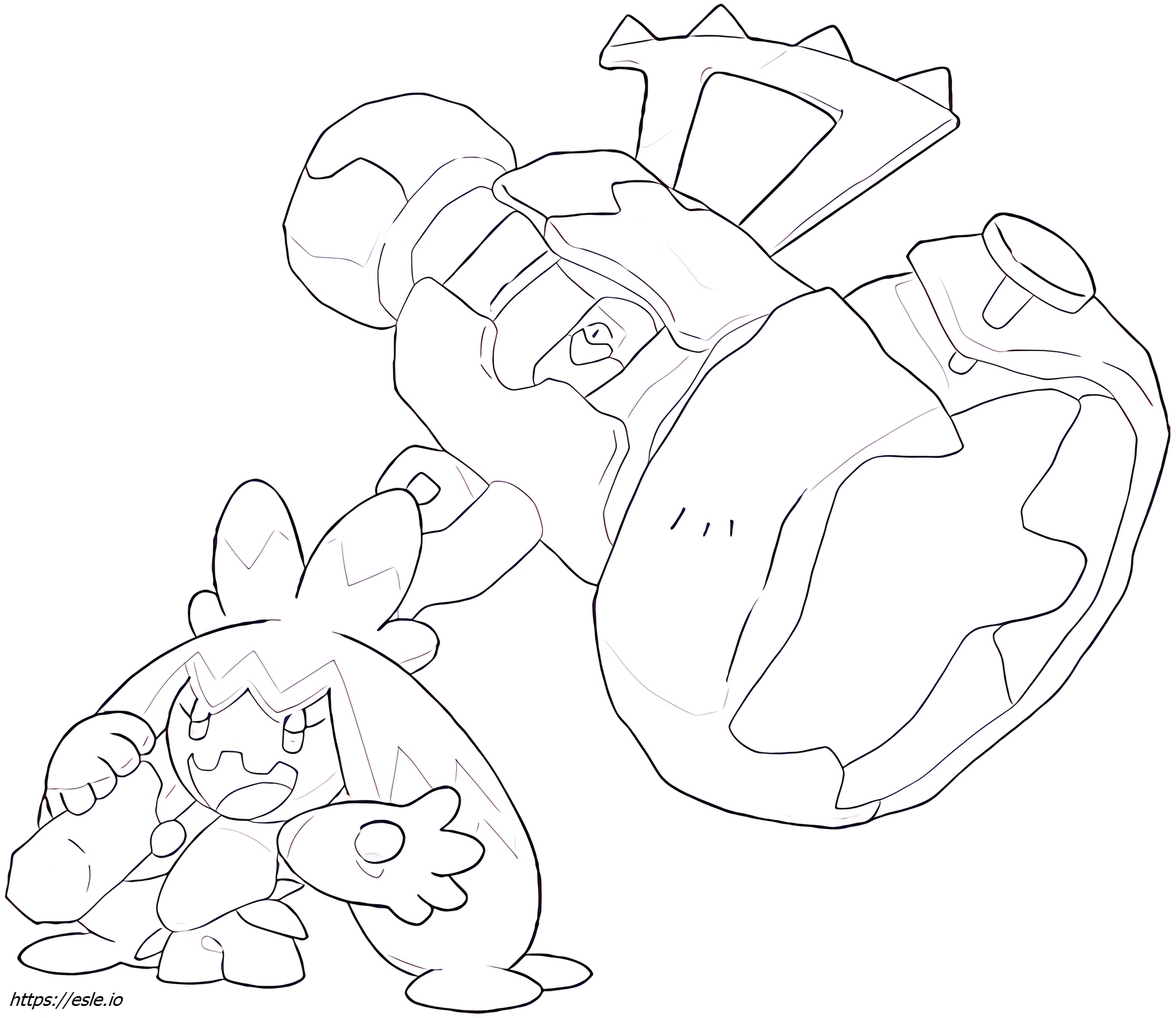 Tinkaton Pokémon para colorear