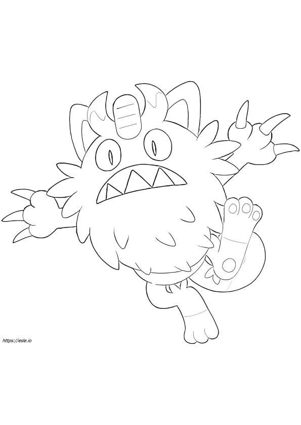 Meowth-galar Pokemon