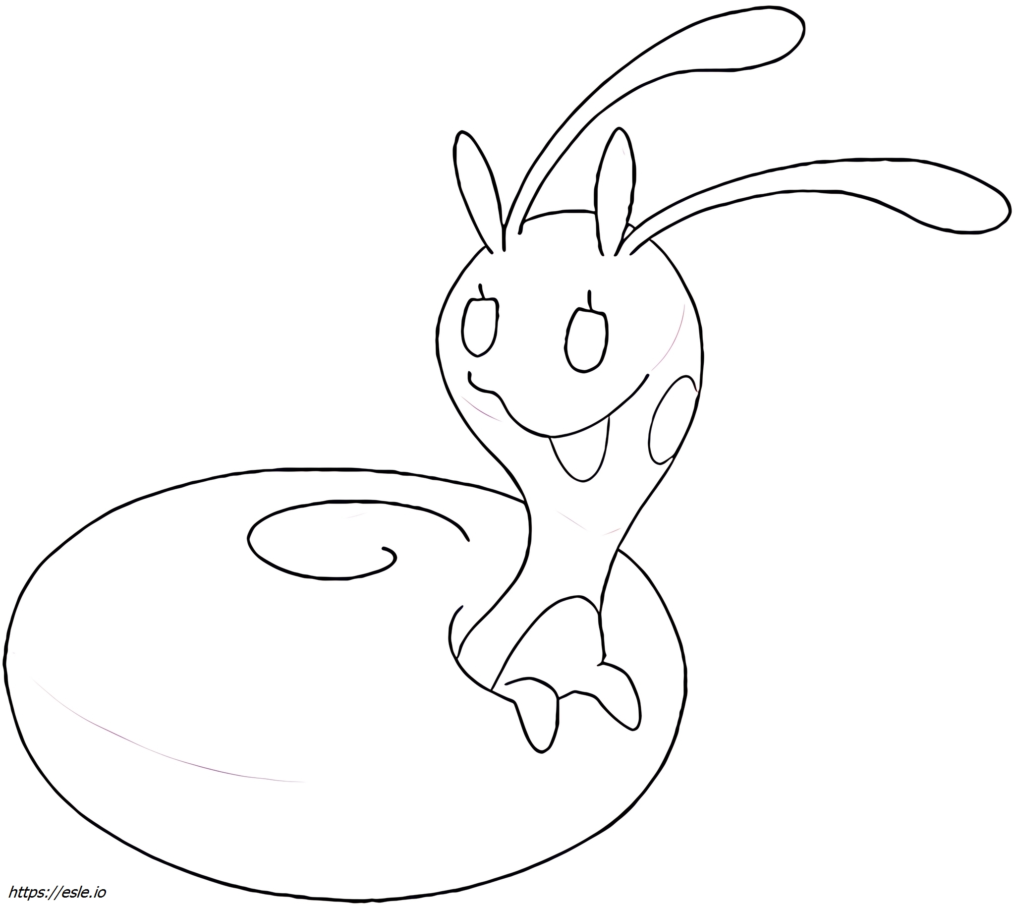 Sliggoo-hisui Pokémon coloring page