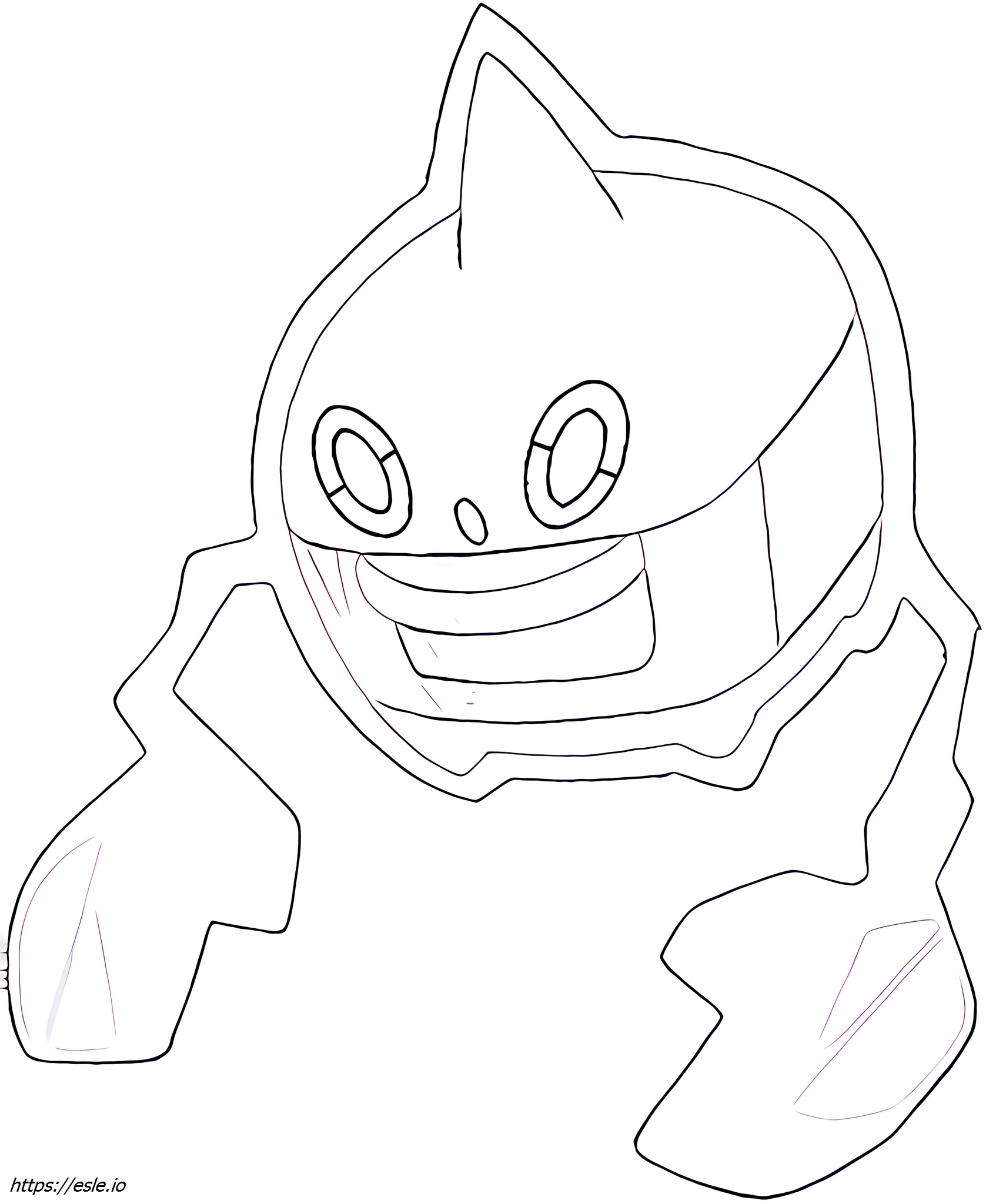 Rotom-heat Pokémon da colorare