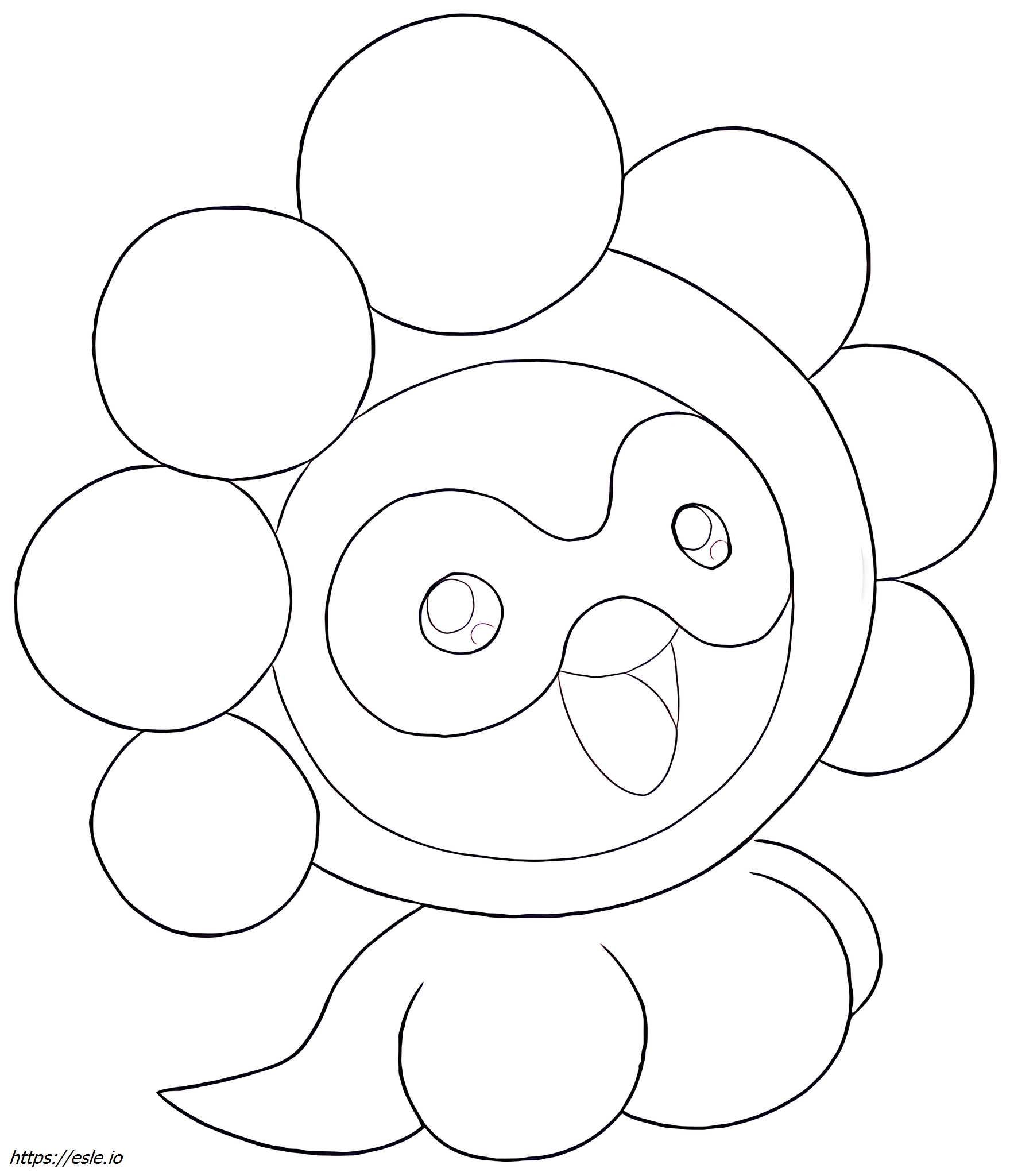Castform-sunny Pokémon da colorare
