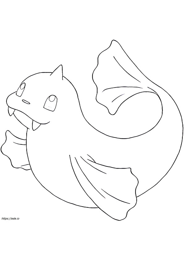 Dewgong Pokemon for coloring