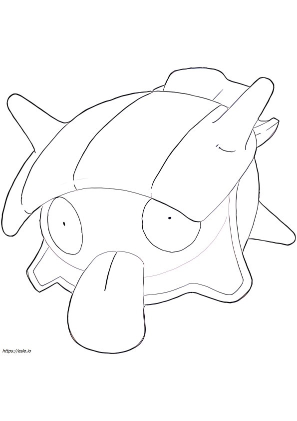 Shellder Pokemon for coloring