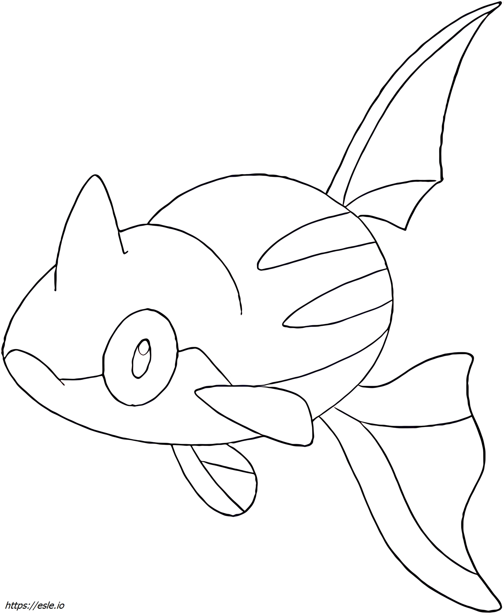 Remoraid Pokémon mewarnai gambar
