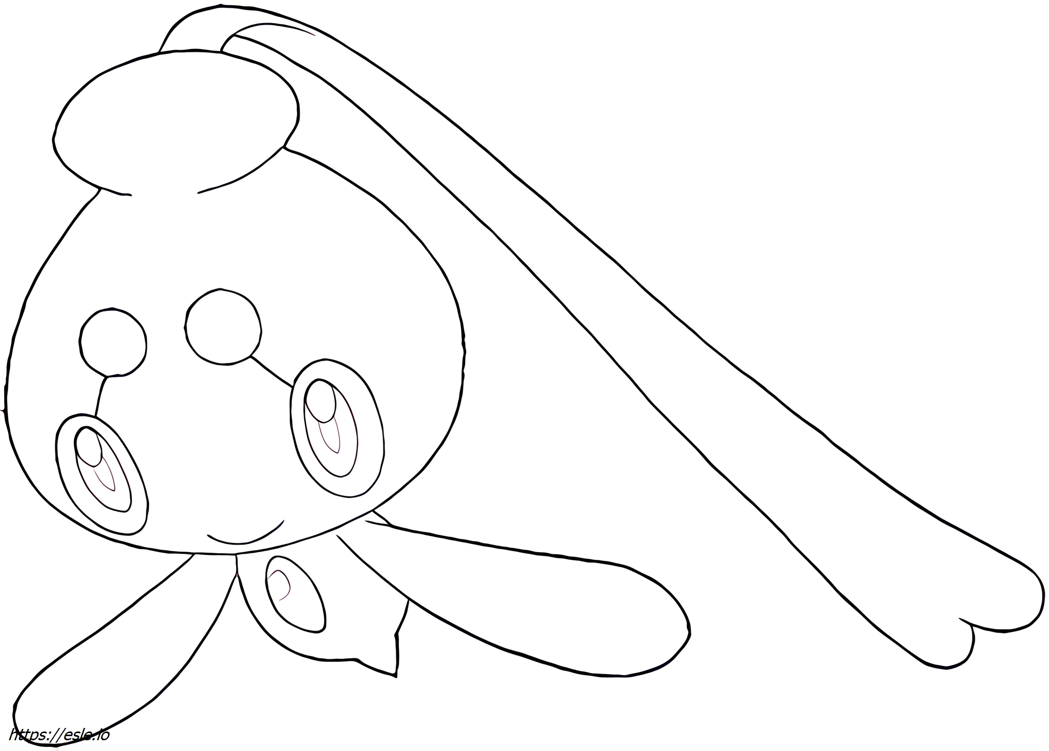 Phione Pokémon coloring page