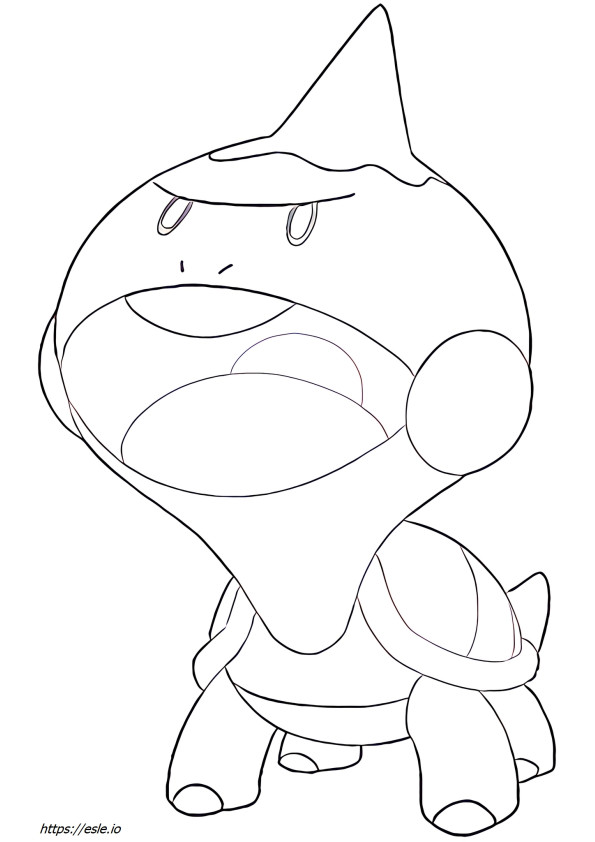 Chewtle Pokemon for coloring